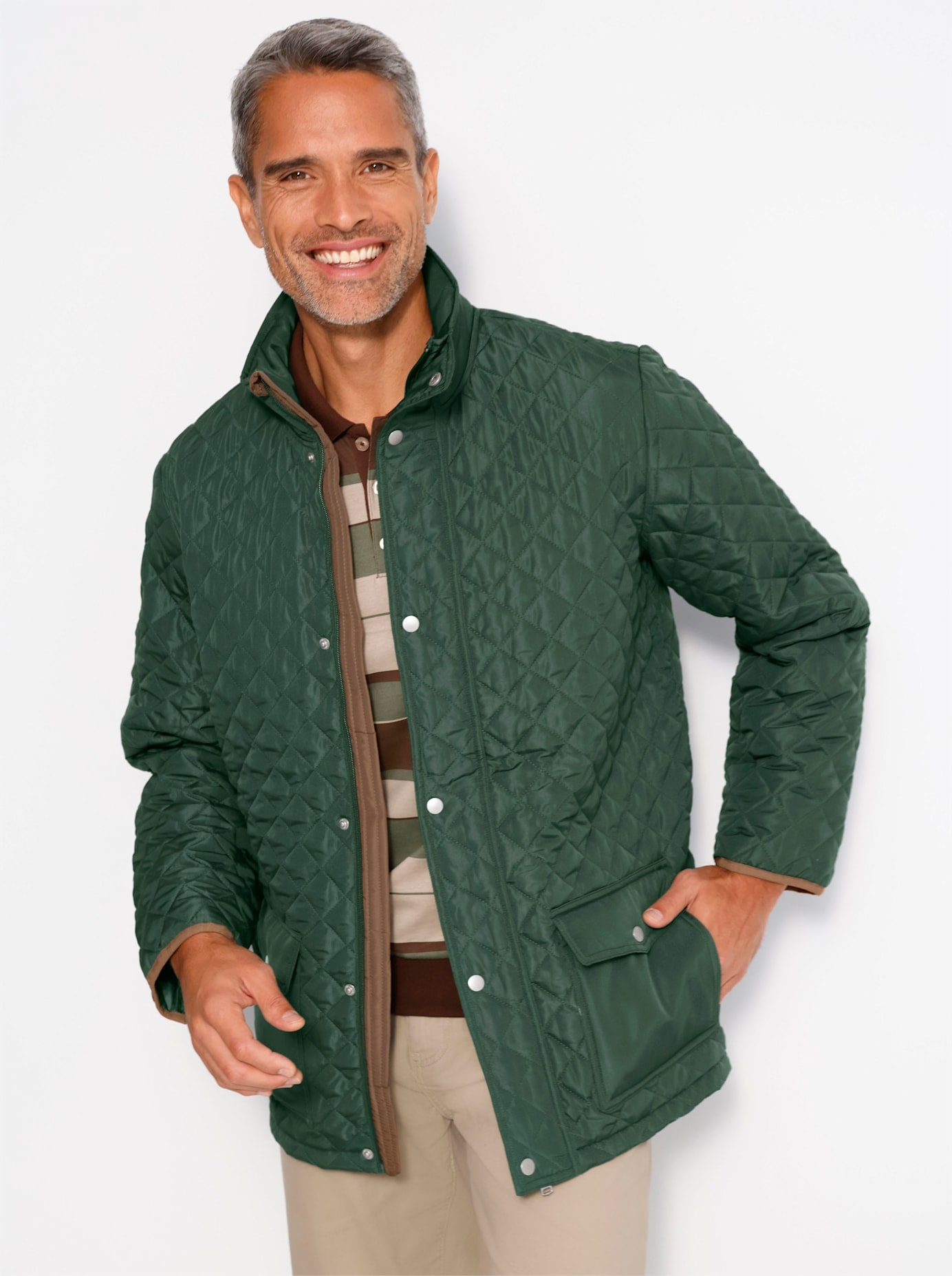 Classic Steppjacke ohne Kapuze