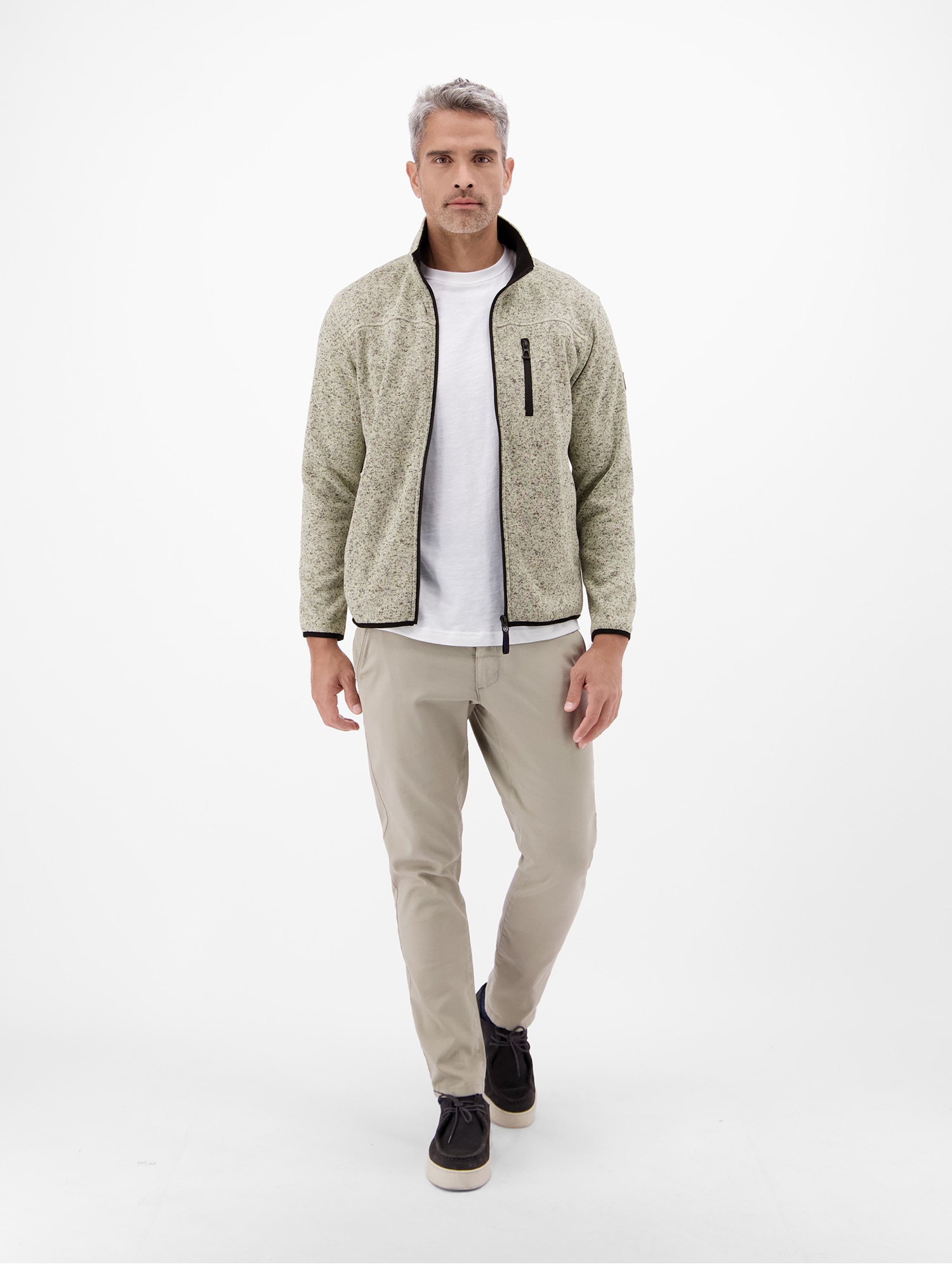 LERROS Sweatjacke »LERROS Fleecejacke für Herren - warm, leicht, urban«