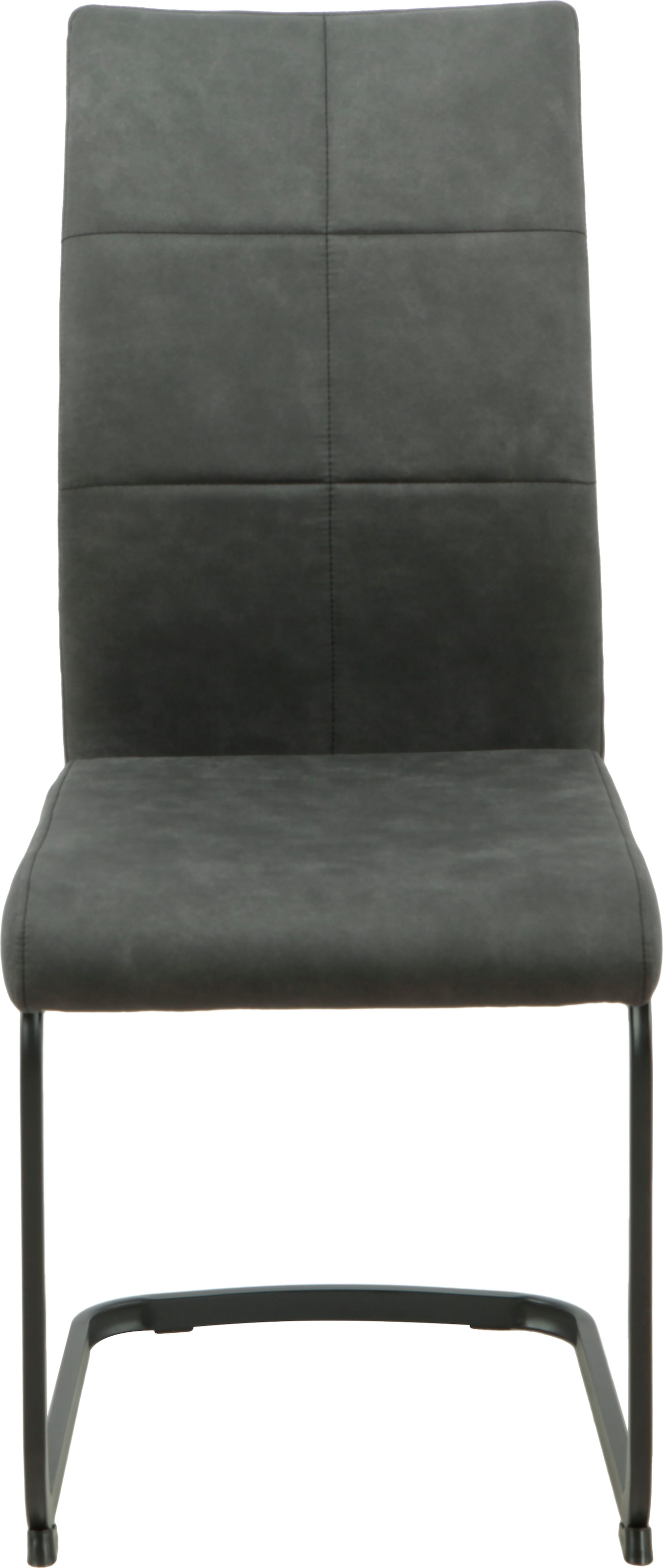 HELA Essgruppe »SPREE« 4 Stk. tlg. Esstisch 140x90 cm mit Dickkante, Microfaserbezug,