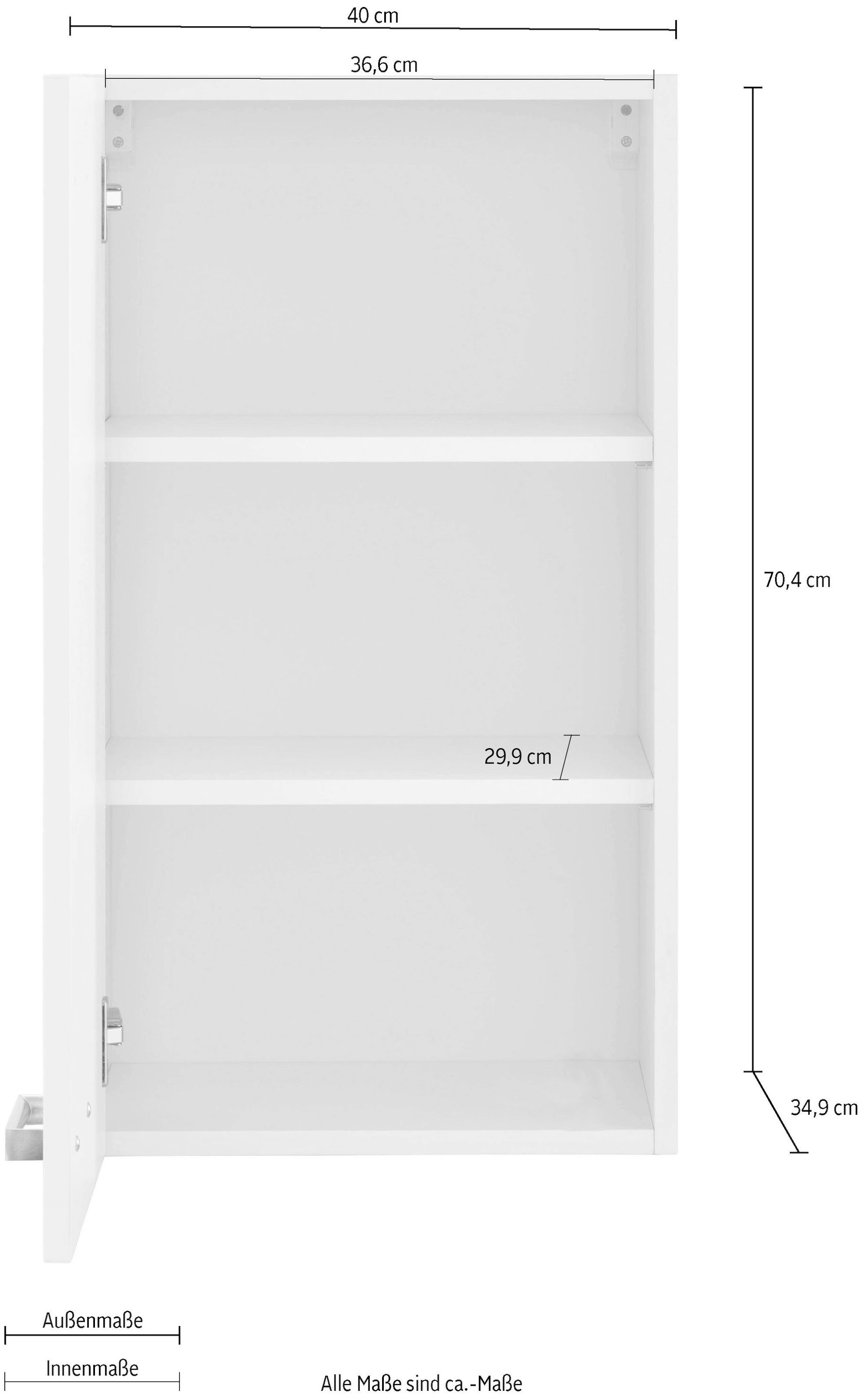 OPTIFIT Hängeschrank »Parma« Breite 40 cm