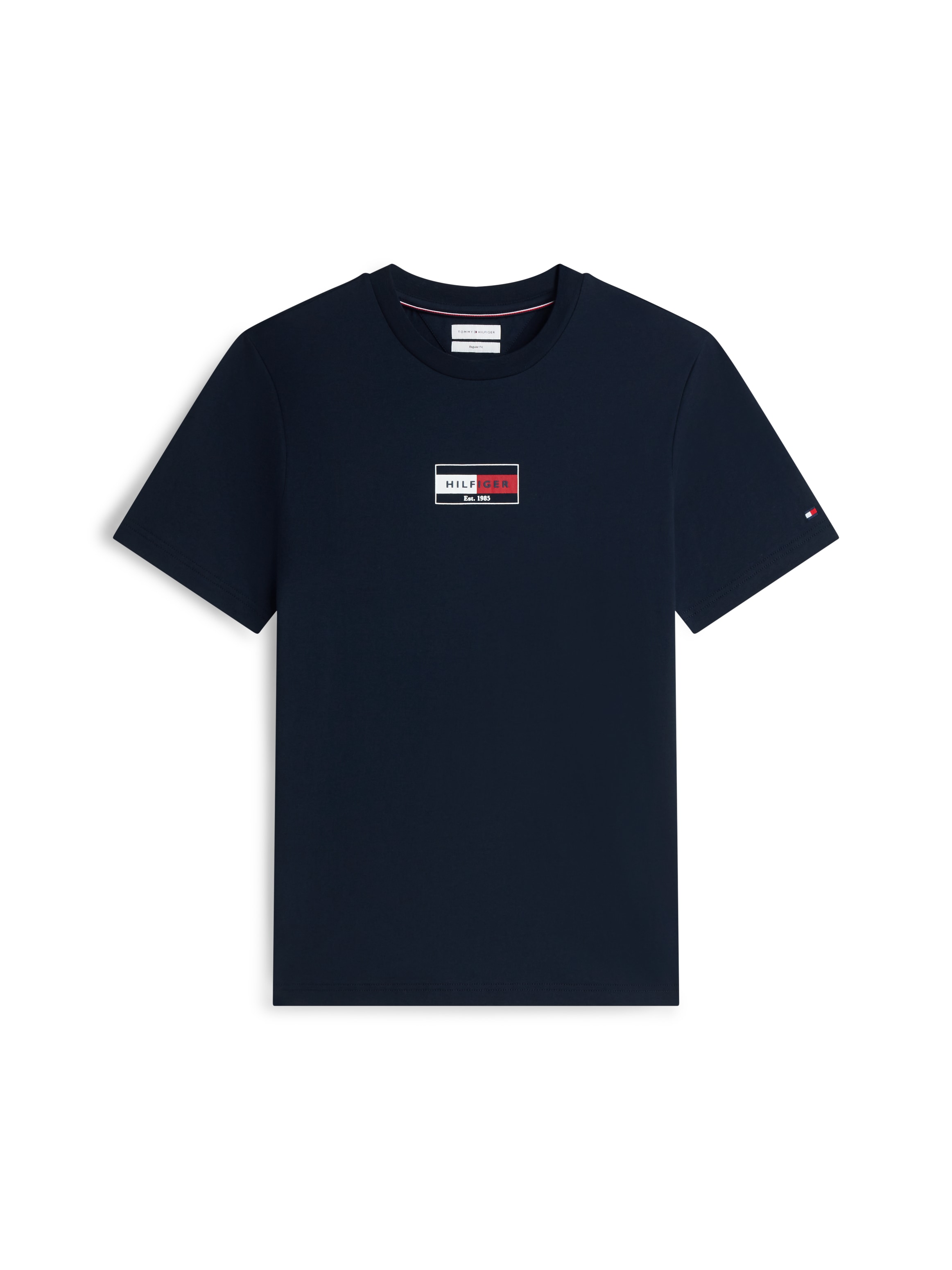 Tommy Hilfiger T-Shirt »BRAND LOVE SMALL FLAG« regular fit, Baumwolljersey