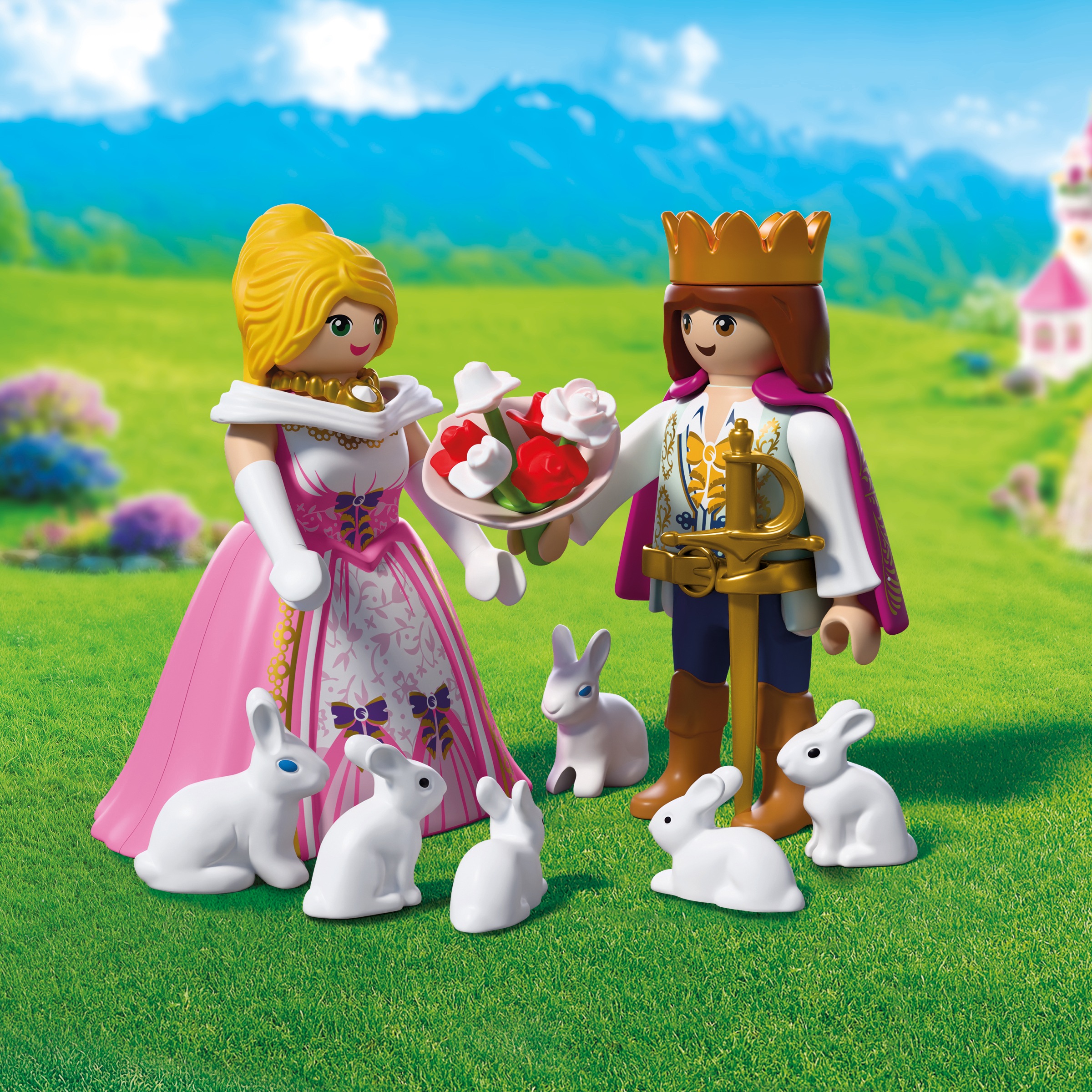 Playmobil® Jeu de construction »Königlicher Irrgarten (72053), Princess« Made in Europe