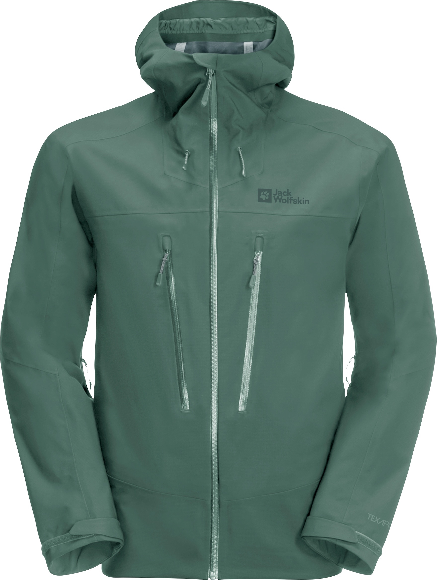 Jack Wolfskin Veste de trekking »KAMMWEG 3L JKT M« avec capuche avec TEXAPORE ECOSPHERE, étanche, coupe-vent, respirant