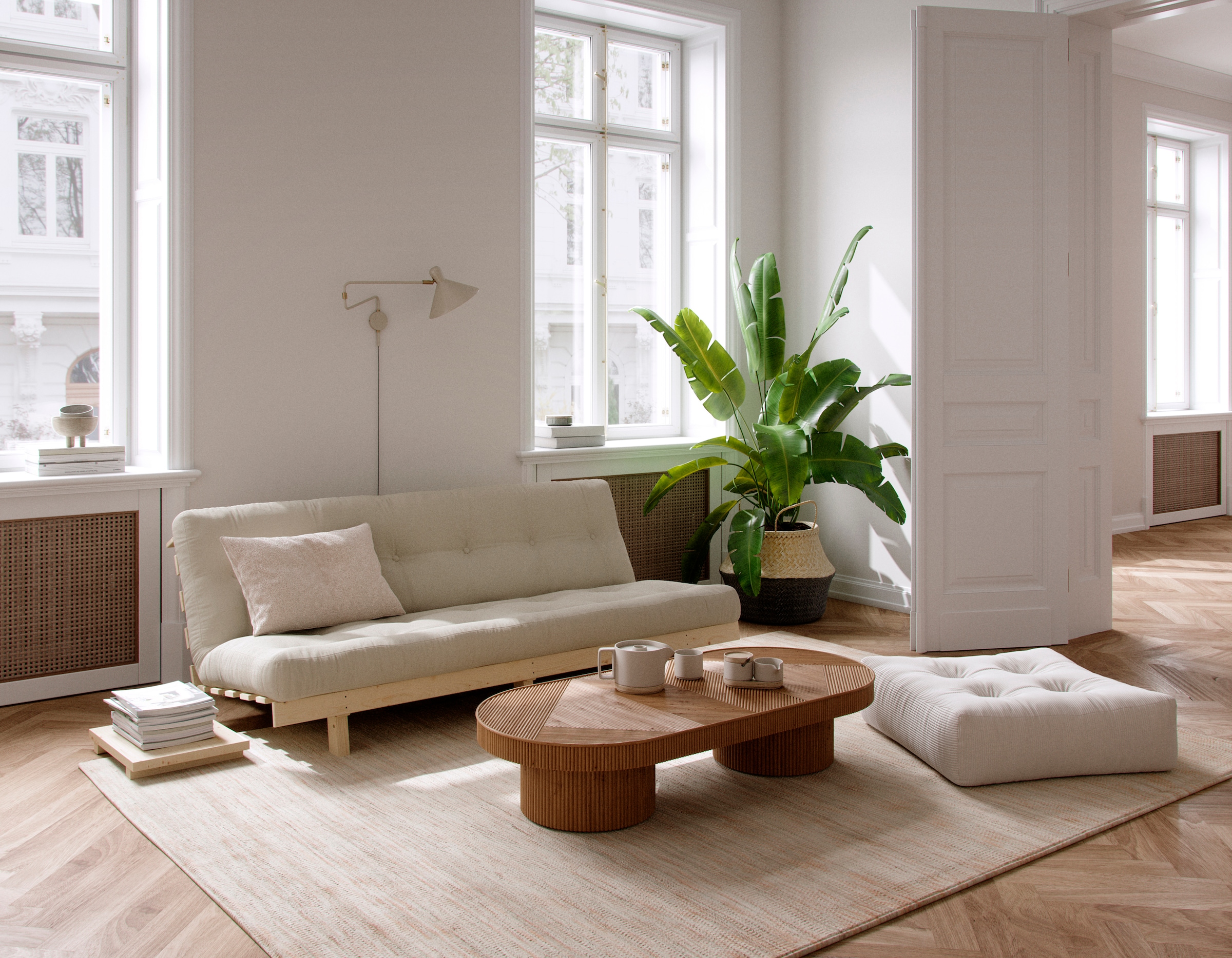 Karup Design Schlafsofa »Lean« mit Bettfunktion und Futonmatratze
