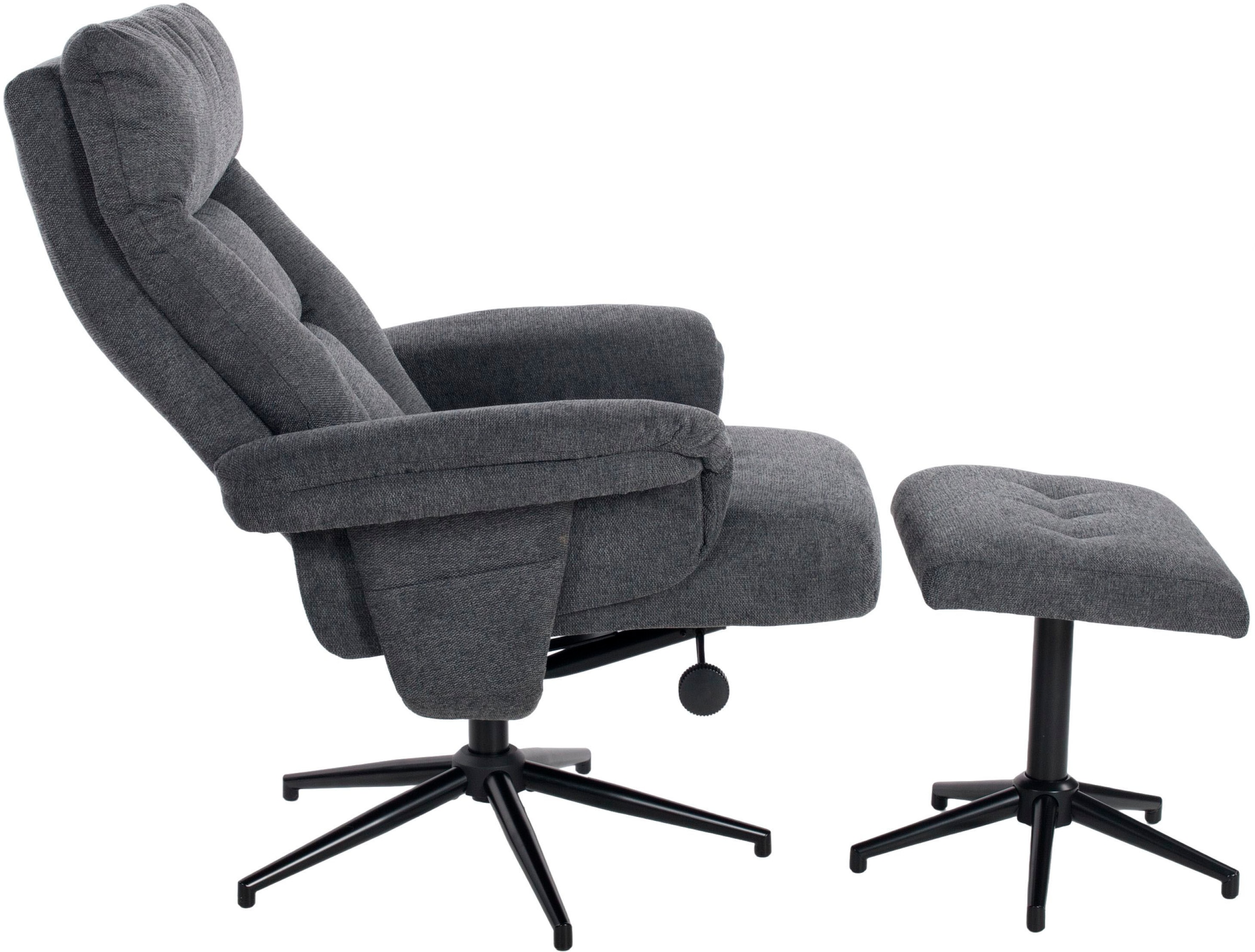 Duo Collection TV-Sessel »Olvera« mit Hocker und Relaxfunktion, 360 Grad drehbar
