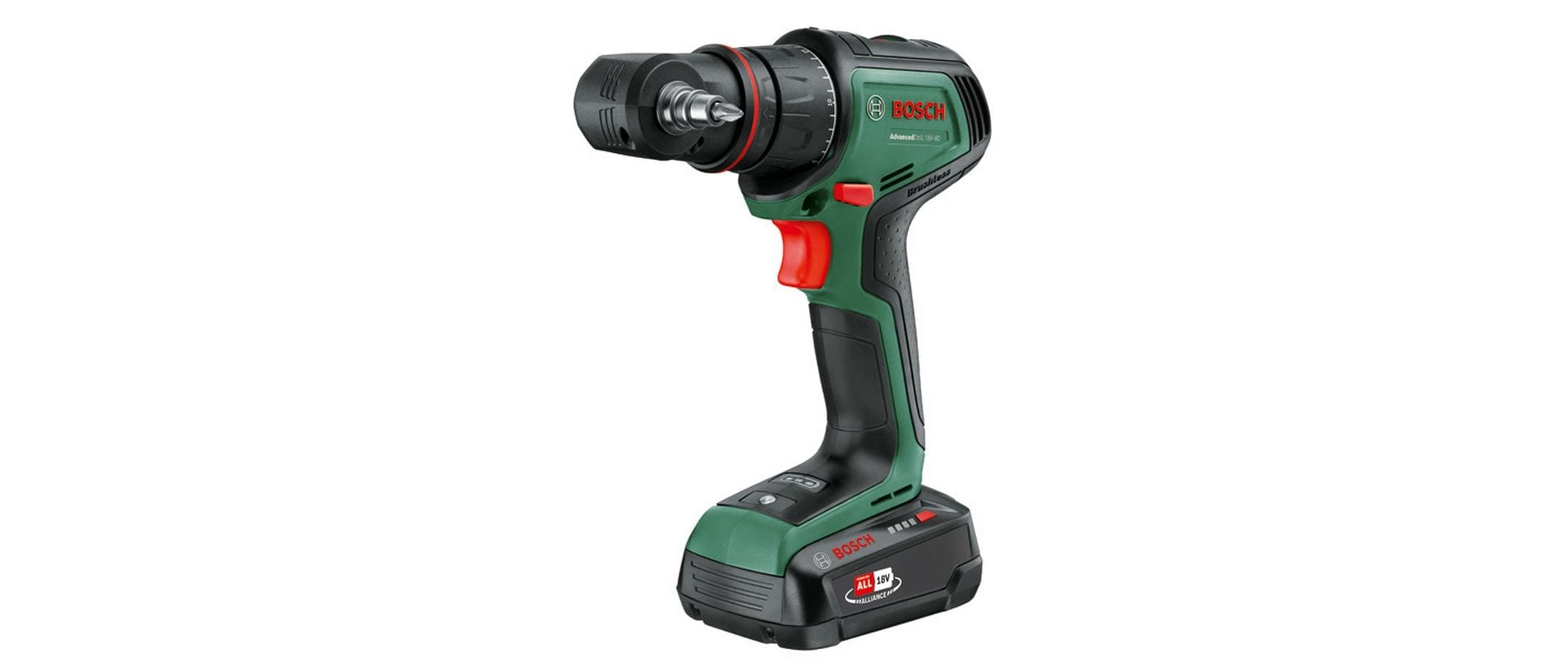 BOSCH Vis de perçage »»AdvancedDrill 18V-80 QuickSnap«« Incl. 2x batterie PBA 18V 2,5Ah et chargeur