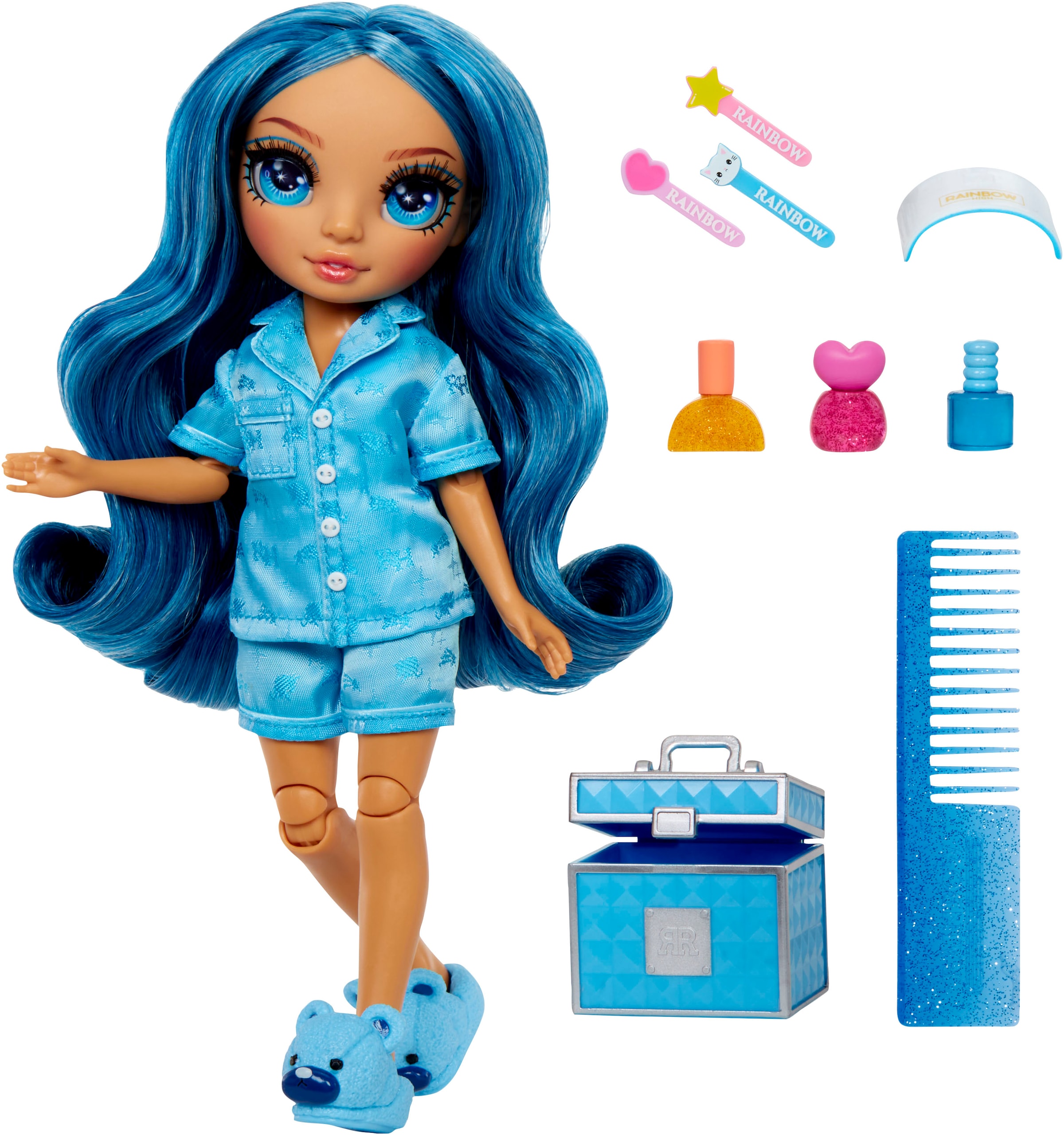 RAINBOW HIGH Poupée à habiller »Junior High PJ Party Fashion Doll Skyler (Blue)«