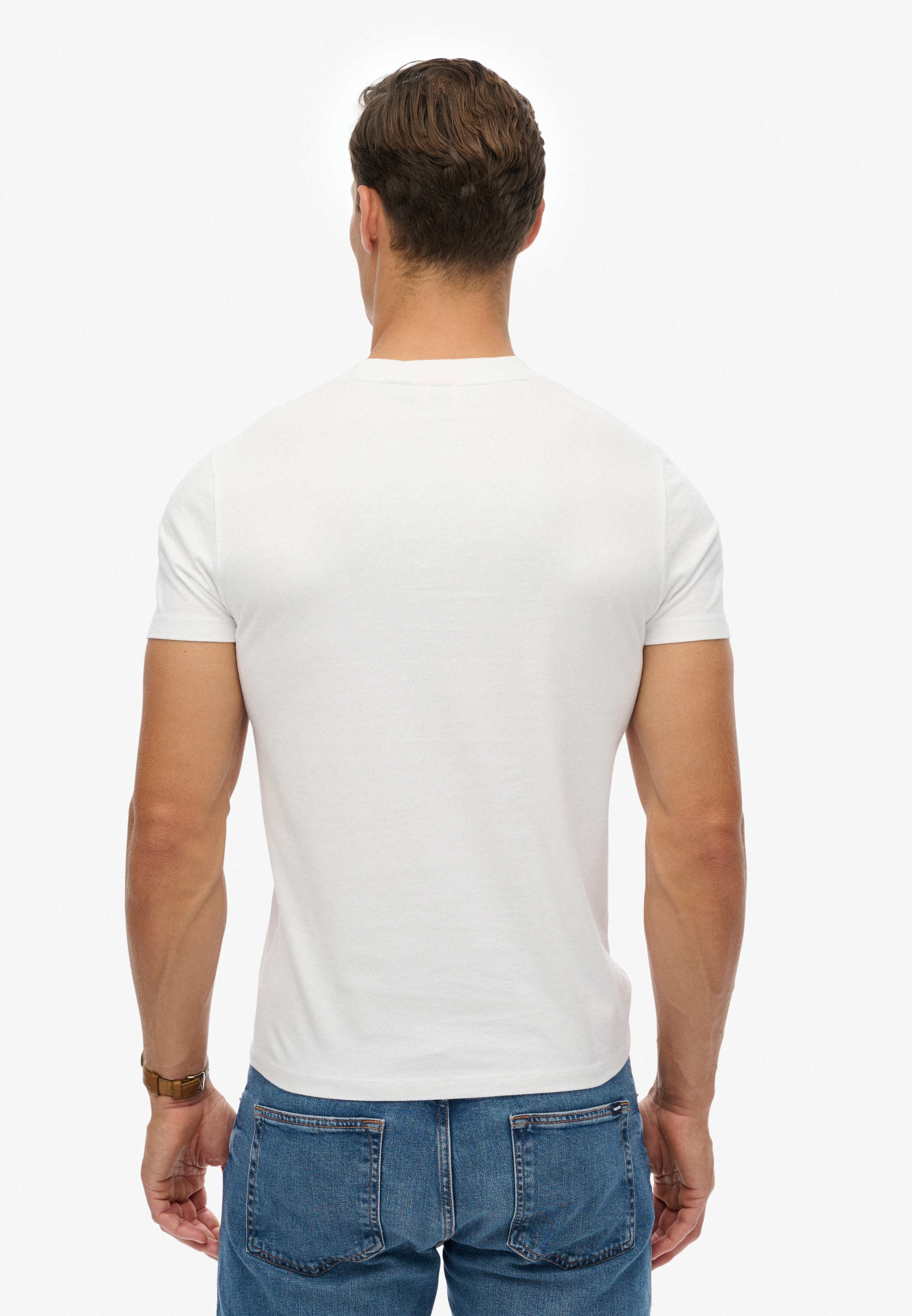 Superdry Rundhalsshirt »ESSENTIAL CONTRAST EMB TEE«