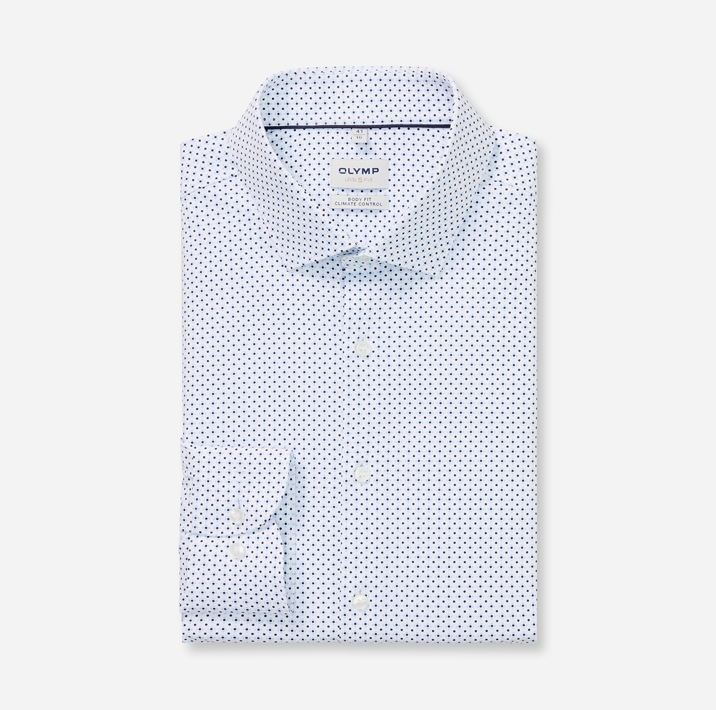 OLYMP Chemise à manches longues »Level Five« Businesshemd, body fit, Kentkragen, Climate Control