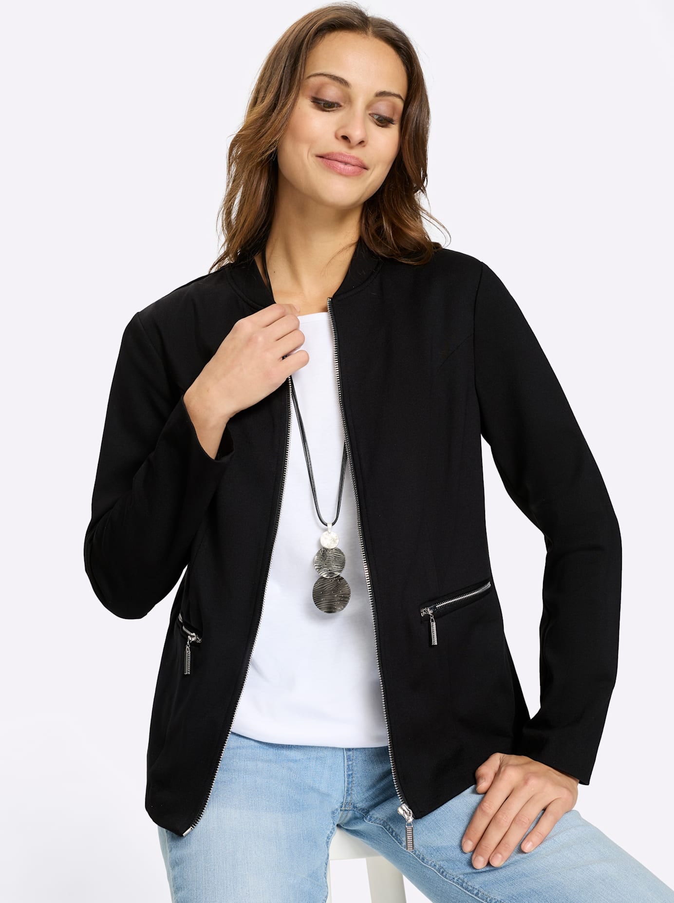 Inspirationen Jackenblazer »Jersey-Blazer«