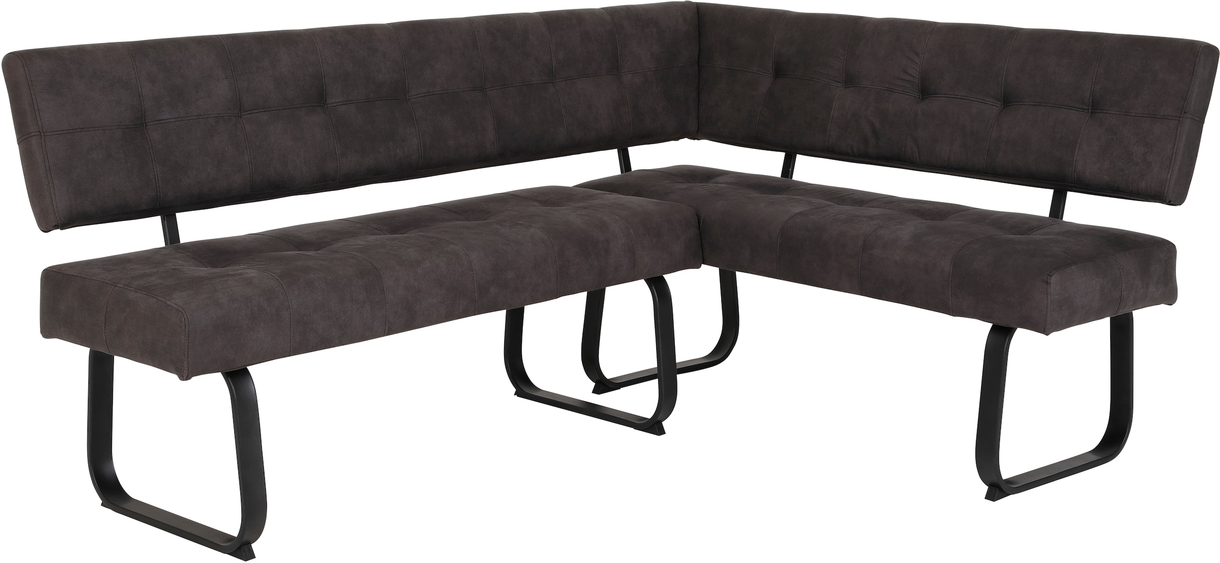 HELA Essgruppe »RUHR« 4 Stk. tlg. Kufentisch 140x90 cm, Schwingstuhl und Bank mit Federkorb, Komfortsitz