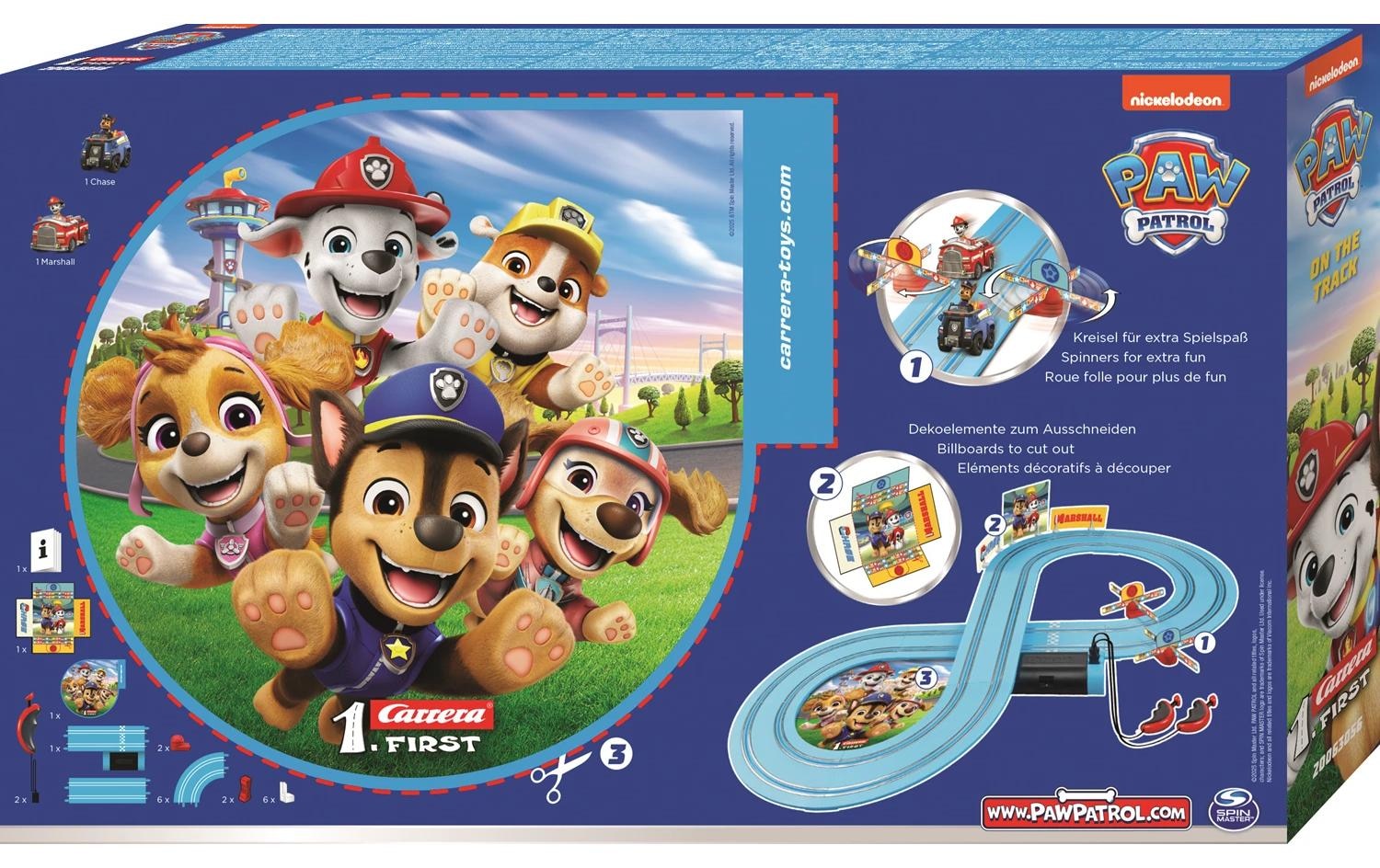 Carrera® Circuit de voitures »FIRST Paw Patrol On the Track«