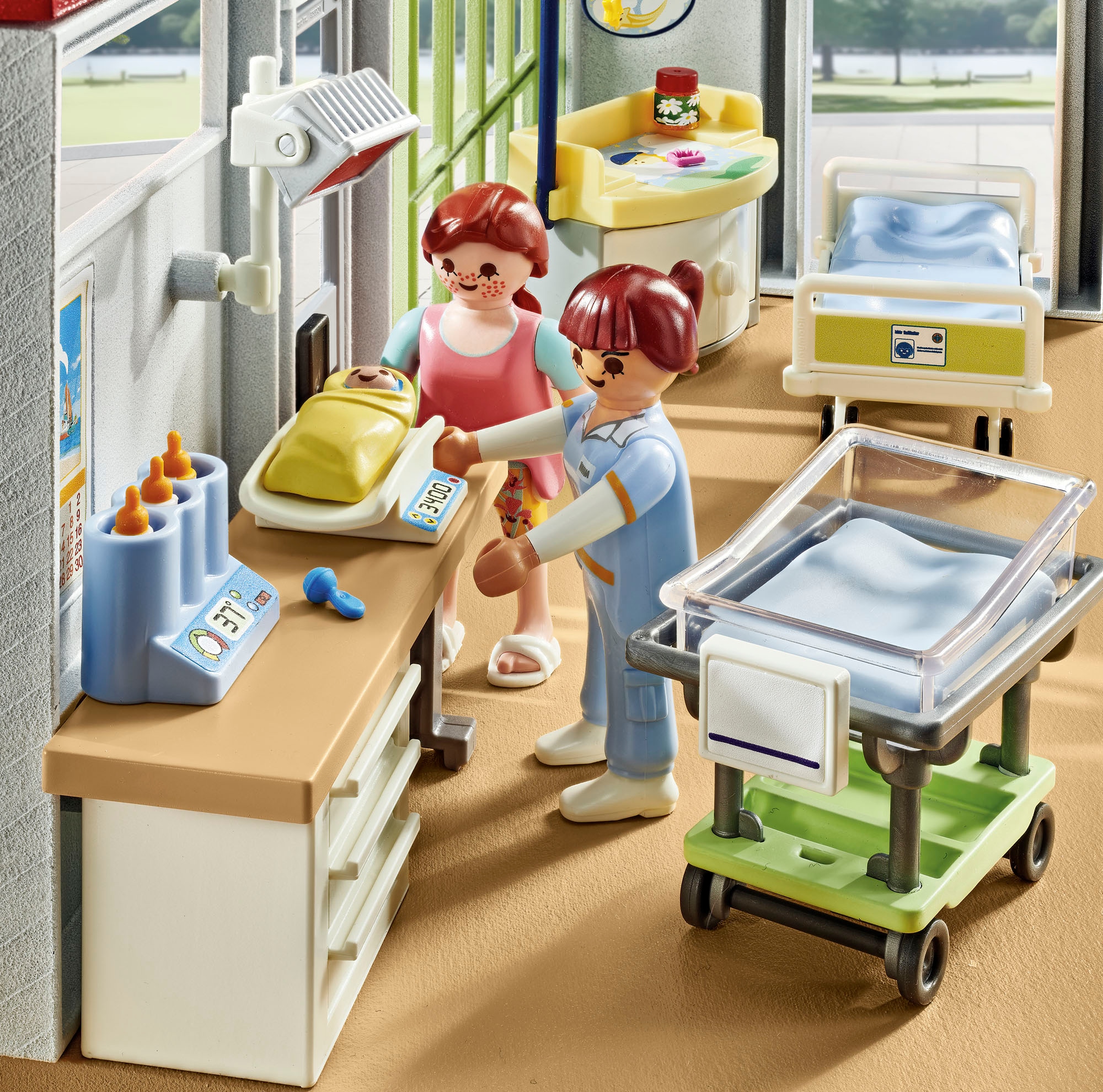 Playmobil® Konstruktions-Spielset »Entbindungsstation (71616), Action Heroes« Made in Europe