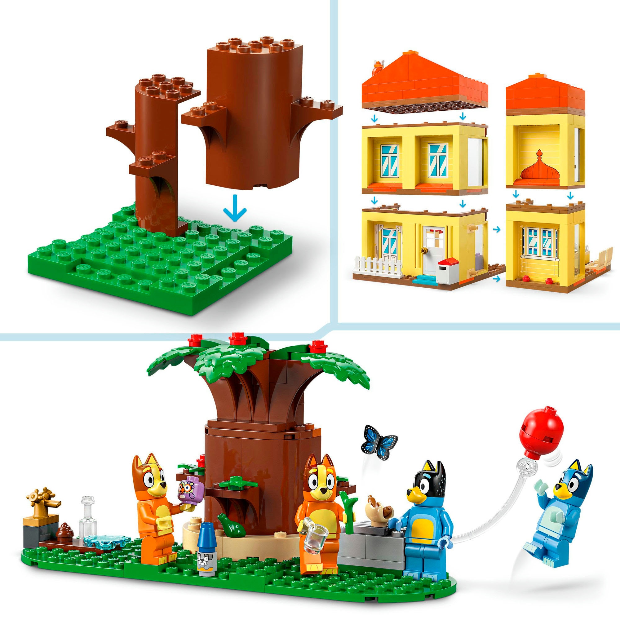 LEGO® Konstruktionsspielsteine »Blueys Haus (11203), LEGO Bluey« Made in Europe