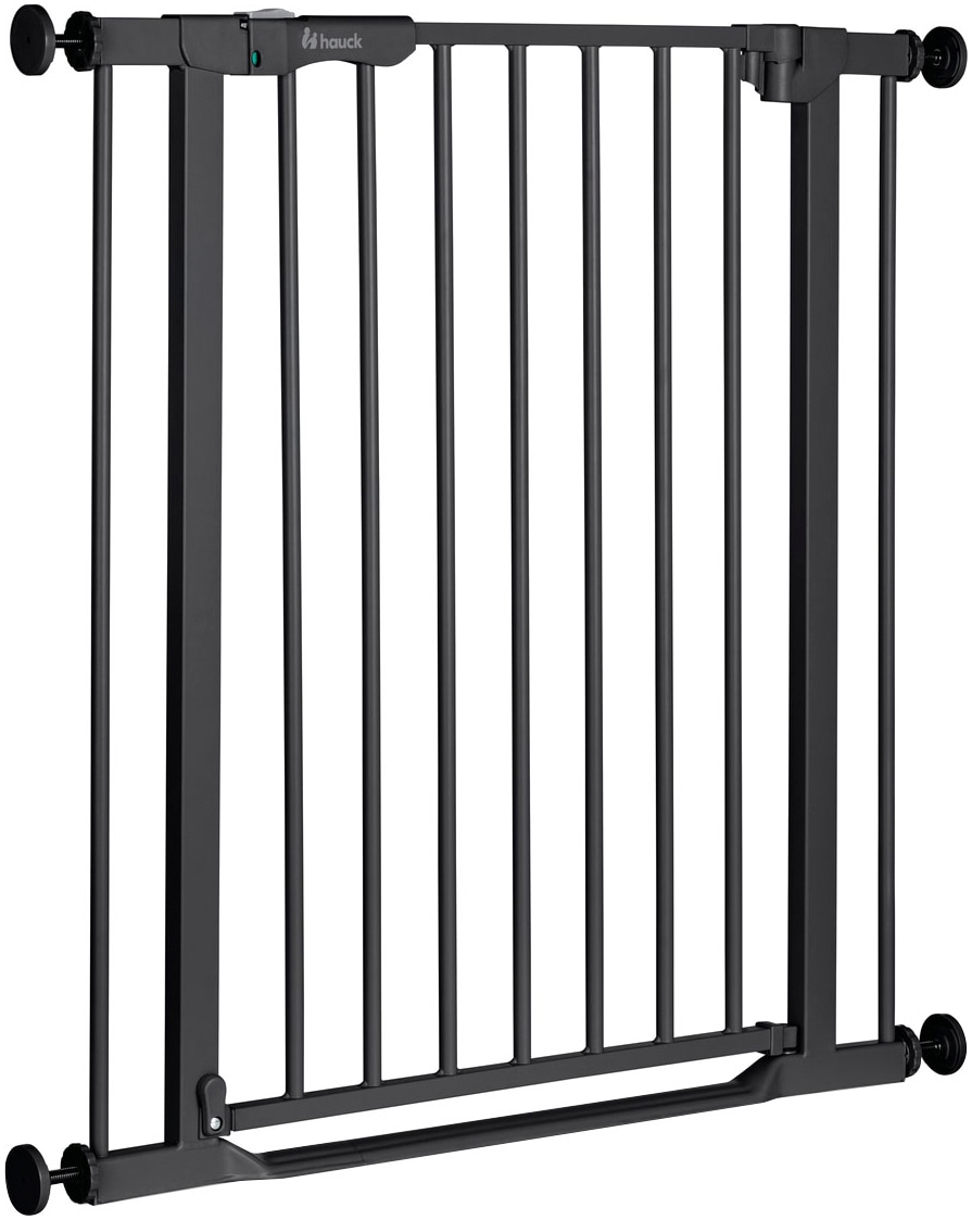 Hauck Türschutzgitter »Clear Step Autoclose 2, Black« auch als Treppenschutzgitter verwendbar; 75-80, flacher Durchgang