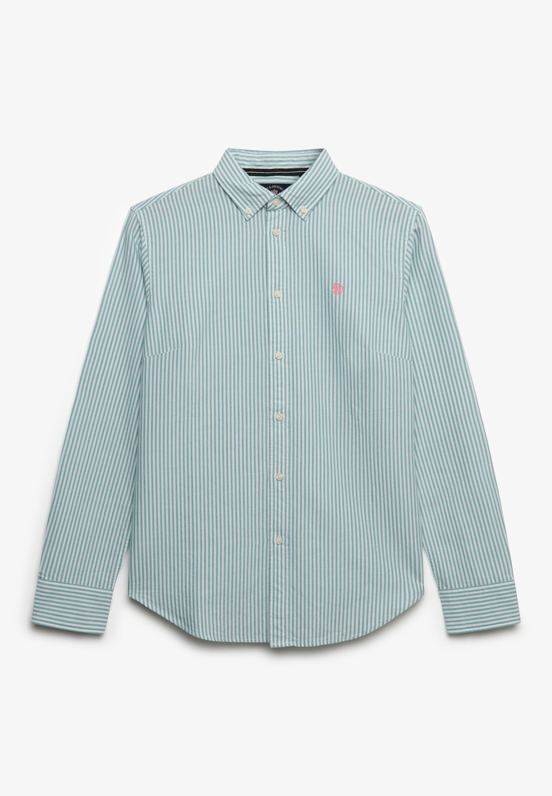 Superdry Hemdbluse »SLIM OXFORD BD L/S SHIRT« Baumwolle, slim fit