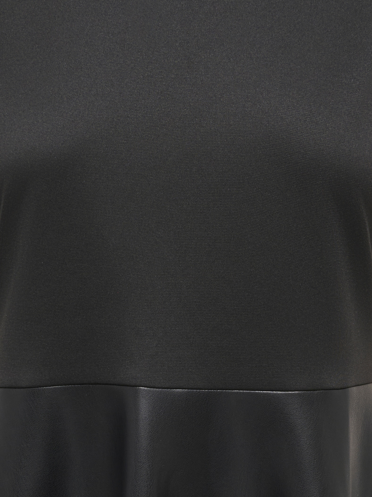 ONLY Robe de fête »ONLMADDIE S/L FAUX LEATHER MIX DRESS OTW« Mélange de matériaux en jersey et simili cuir