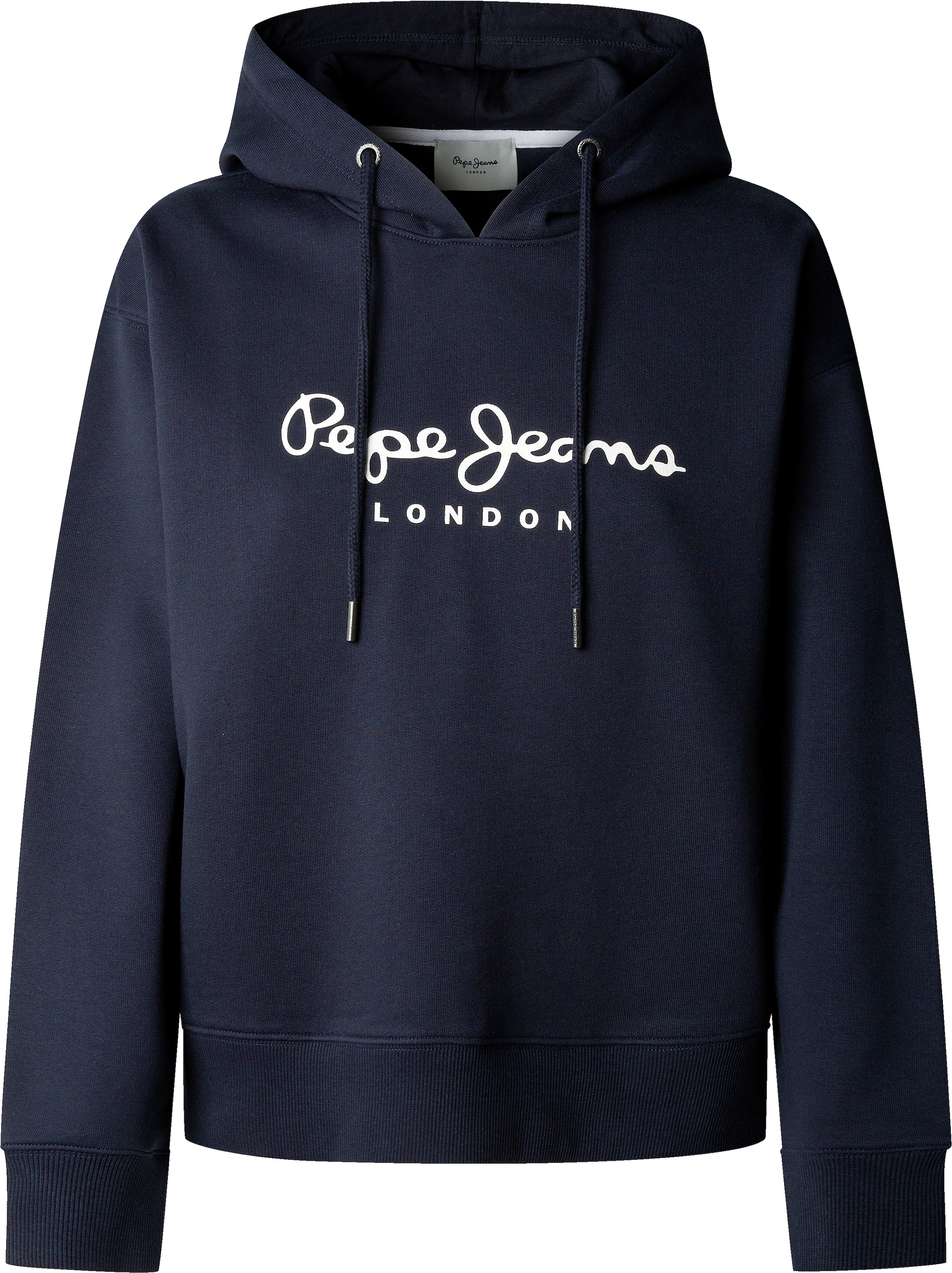 Pepe Jeans Hoodie »BADDY HOODIE«, en mélange de coton, inscription logo
