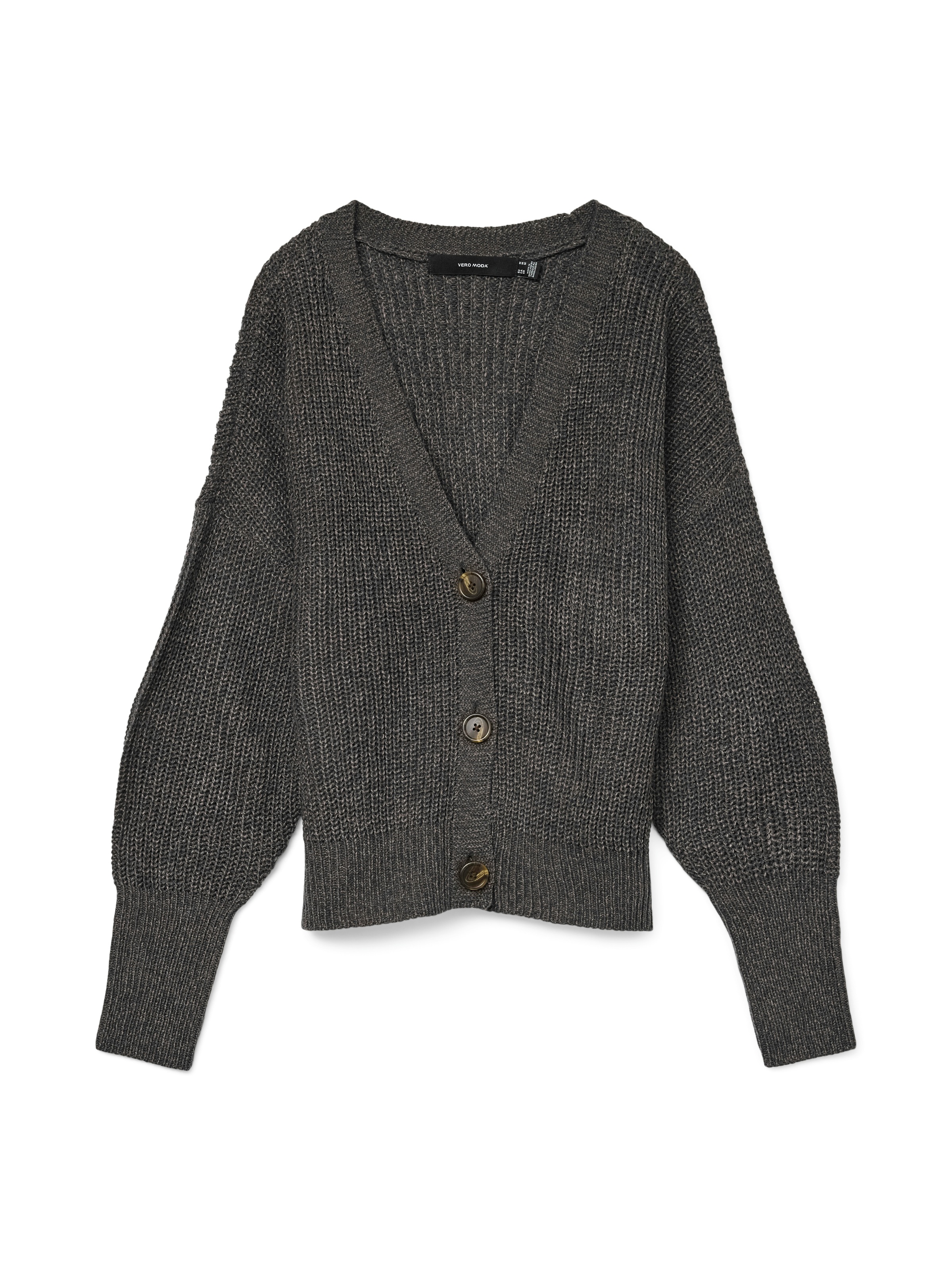 Vero Moda Veste en tricot »VMLEA LS V-NECK CUFF CARDIGAN NOOS« fibre synthétique, coupe régulière