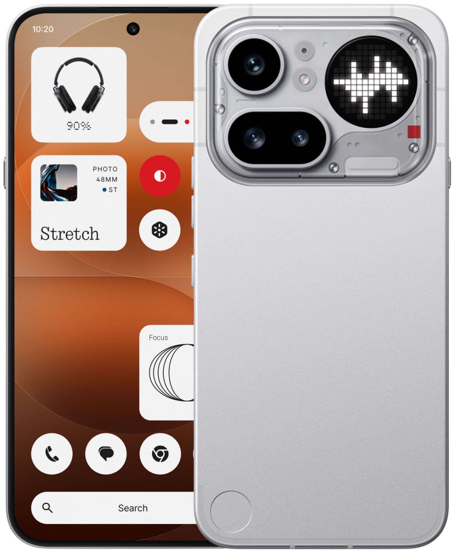 NOTHING Smartphone »Phone (4a) Pro« silber