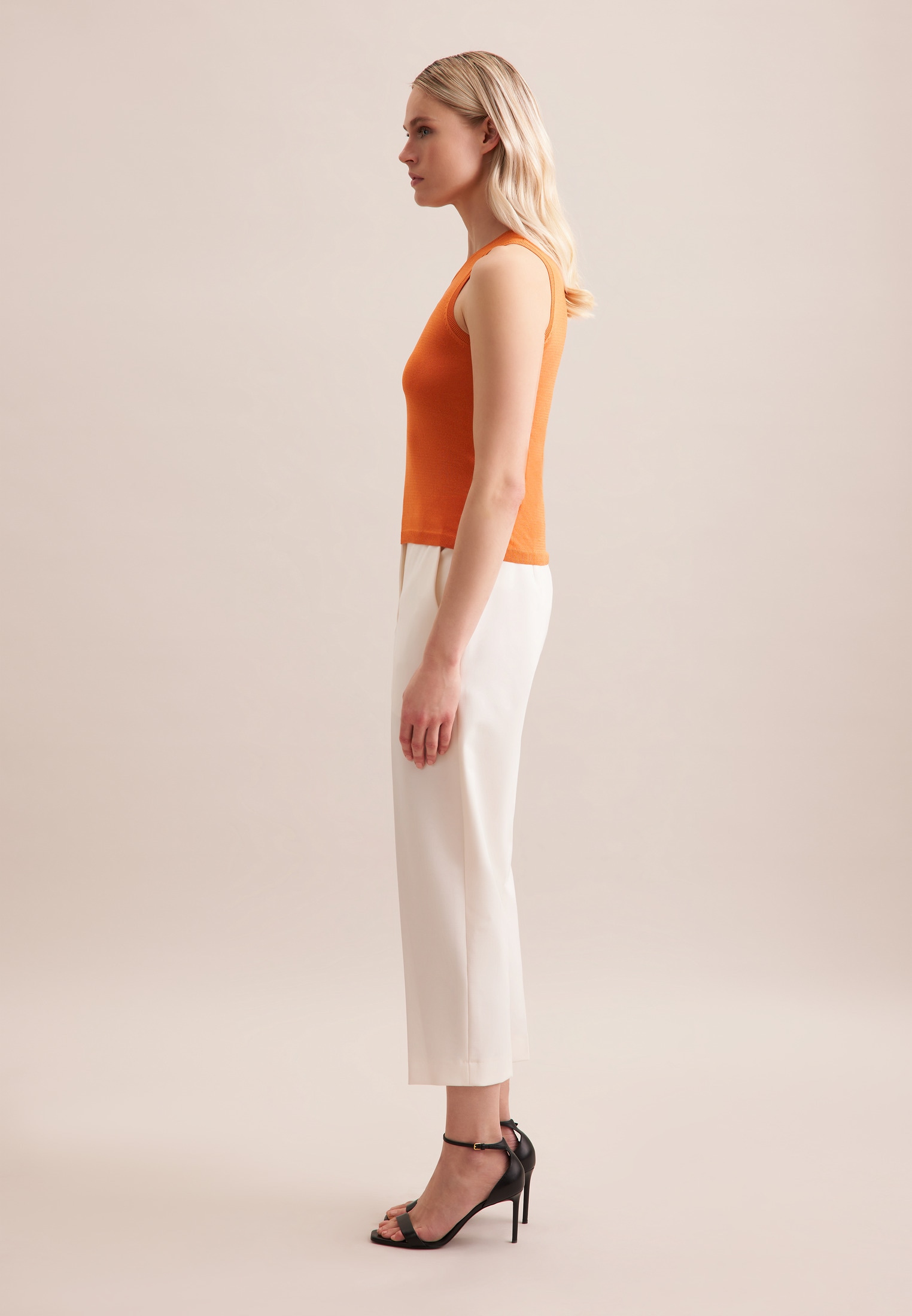 seidensticker Strickpullover »Schwarze Rose« Ohne Arm Rundhals