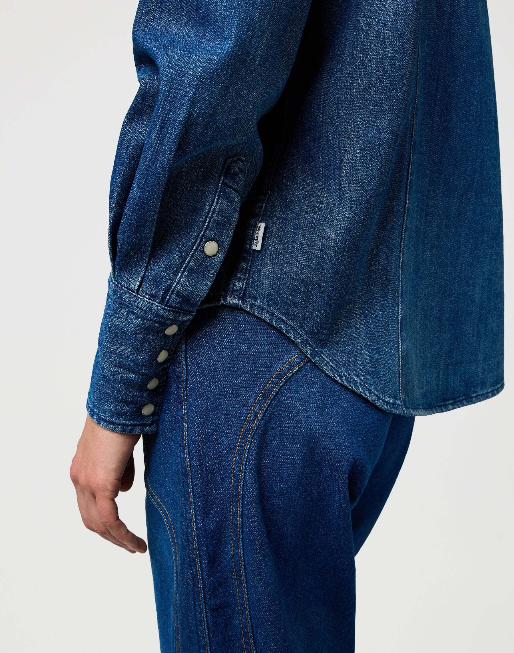Wrangler Blouse en jean »WRANGLER Jeanshemd Yoke Denim Shirt«