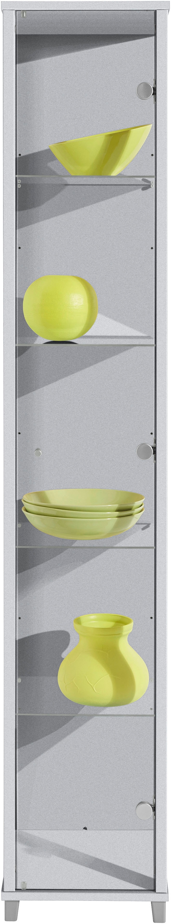 fif möbel Vitrines »OPTIMA Höhe ca. 172 cm« Standvitrine/Glasvitrine 1x Glastür,perfekt für Sammler,Sammlervitrine