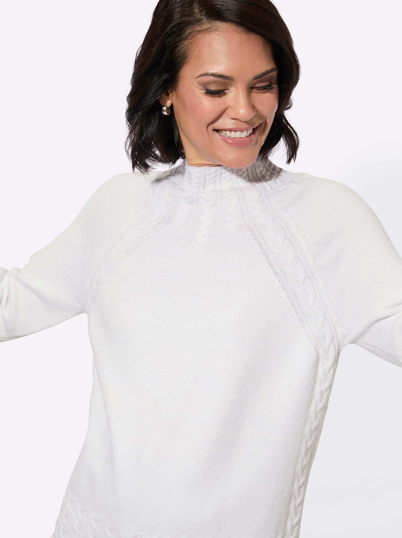 Casual Looks Pull à col montant »Stehkragen-Pullover«