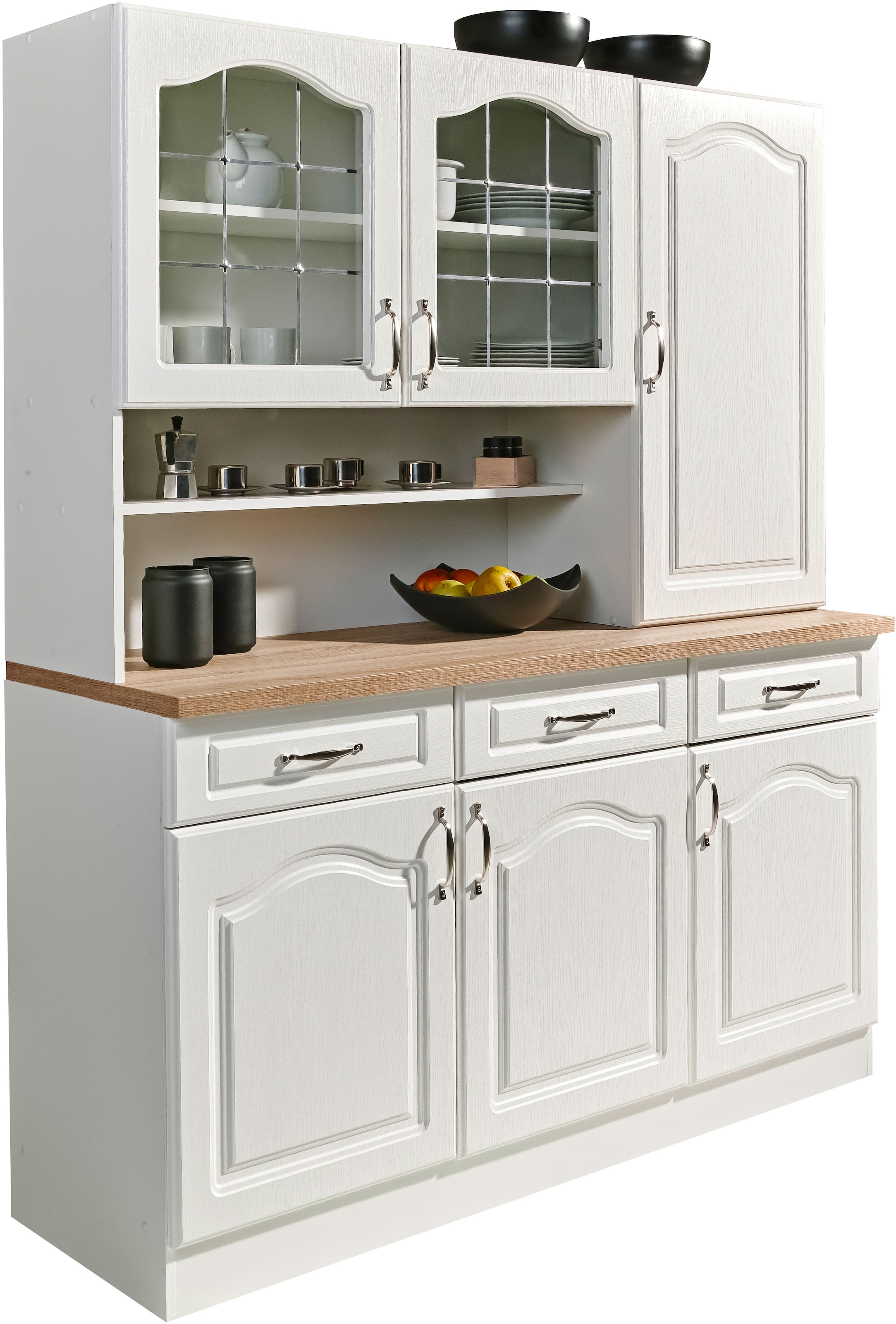 wiho Küchen Buffet de cuisine »Linz« 150 cm breit, in Landhaus-Optik