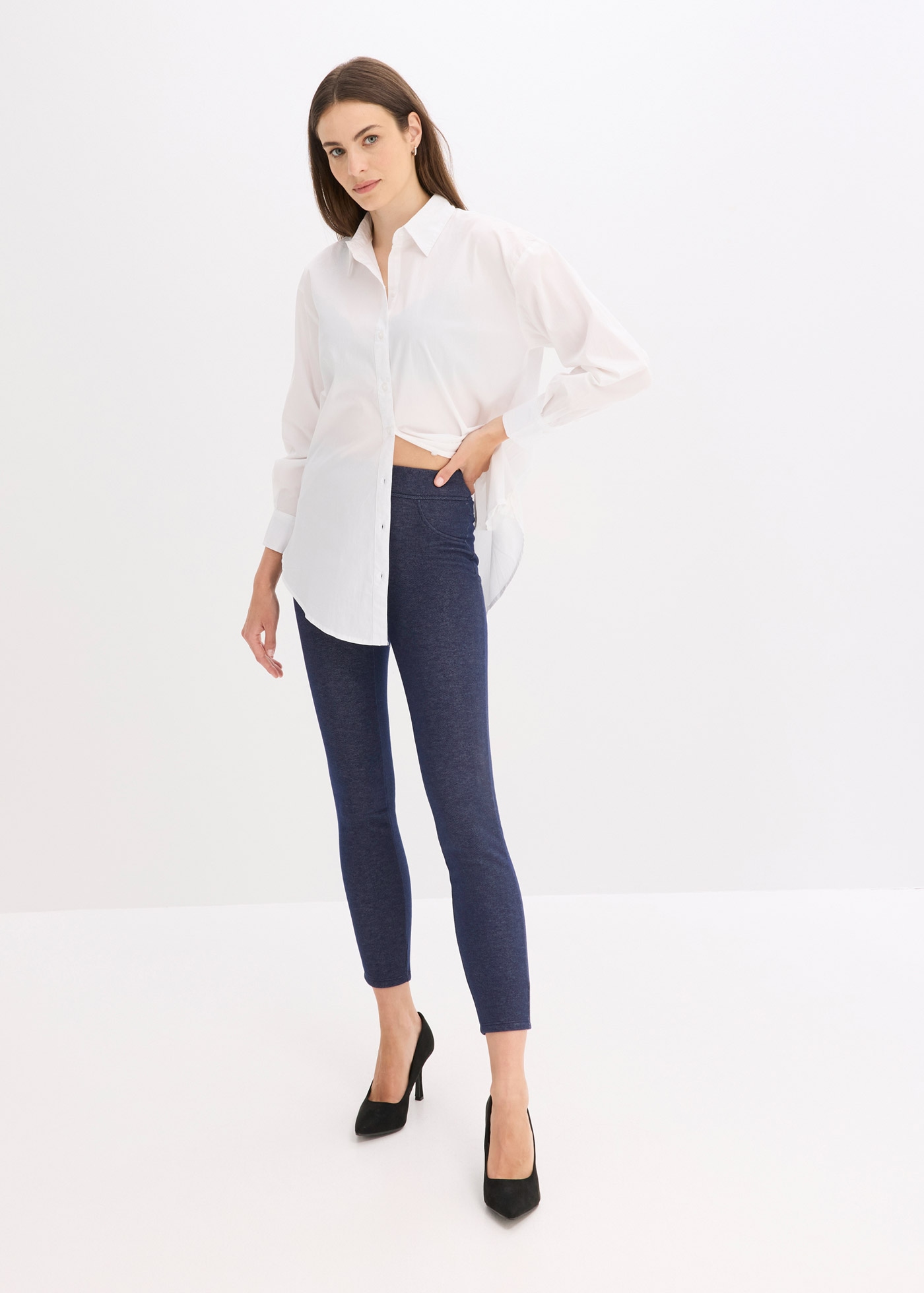 bonprix Thermoleggings »Thermo Leggings in Jeansoptik«  Thermo Leggings in Jeansoptik