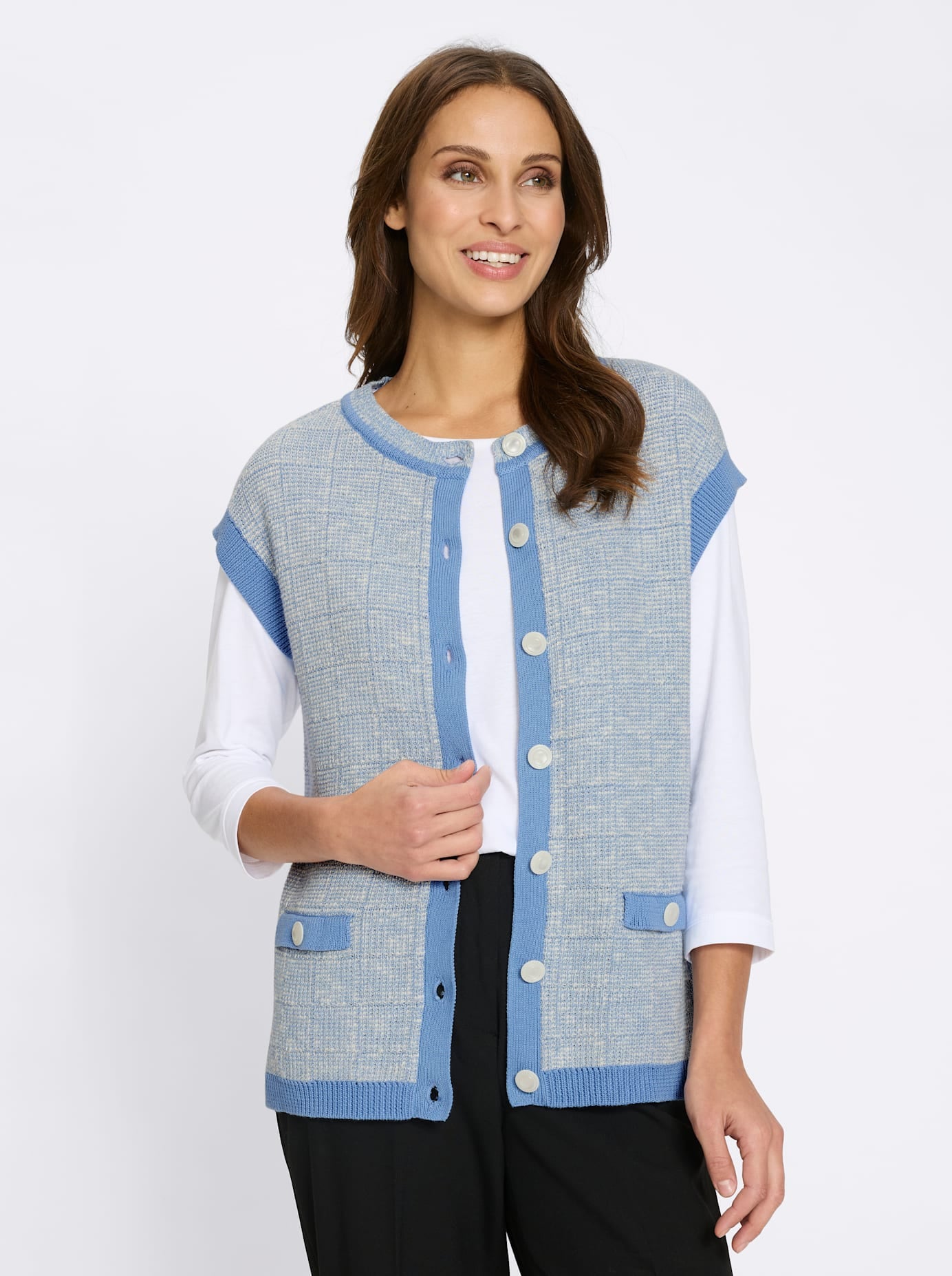 Lady Gilet tricoté