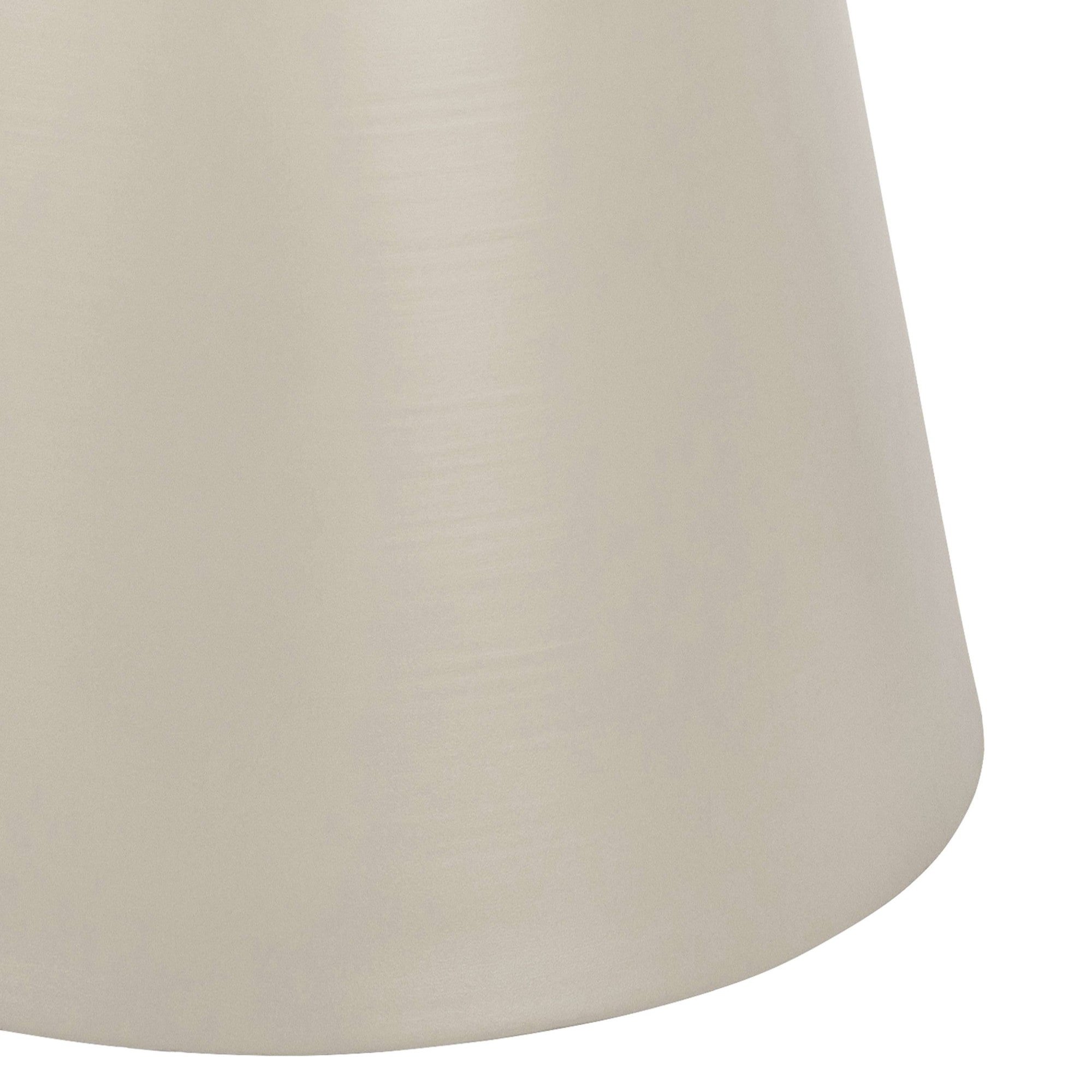 ACTONA GROUP Table basse »Soli« table basse ronde, plateau mat chêne, colonne et cadre gris, Ø65x43cm,