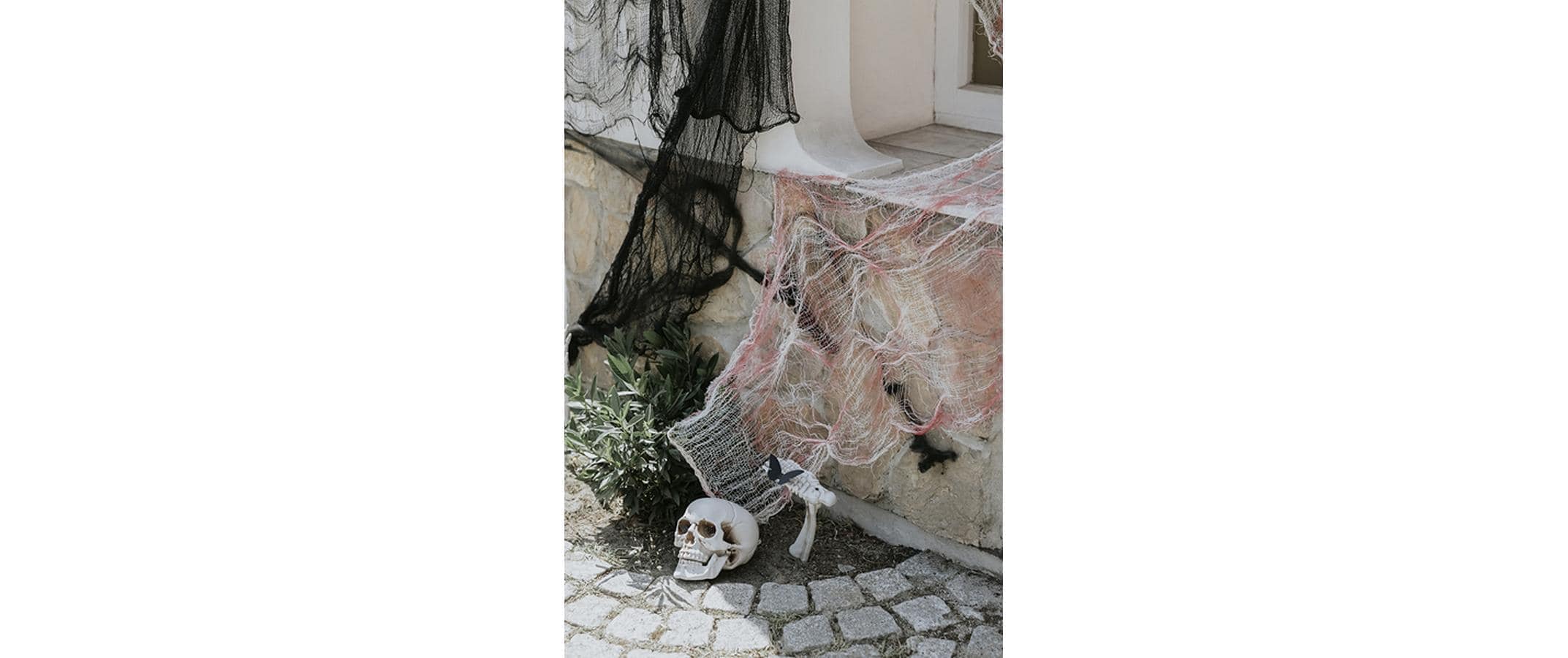 partydeco Dekofigur »Halloweenfigur Skelett 5-teilig«