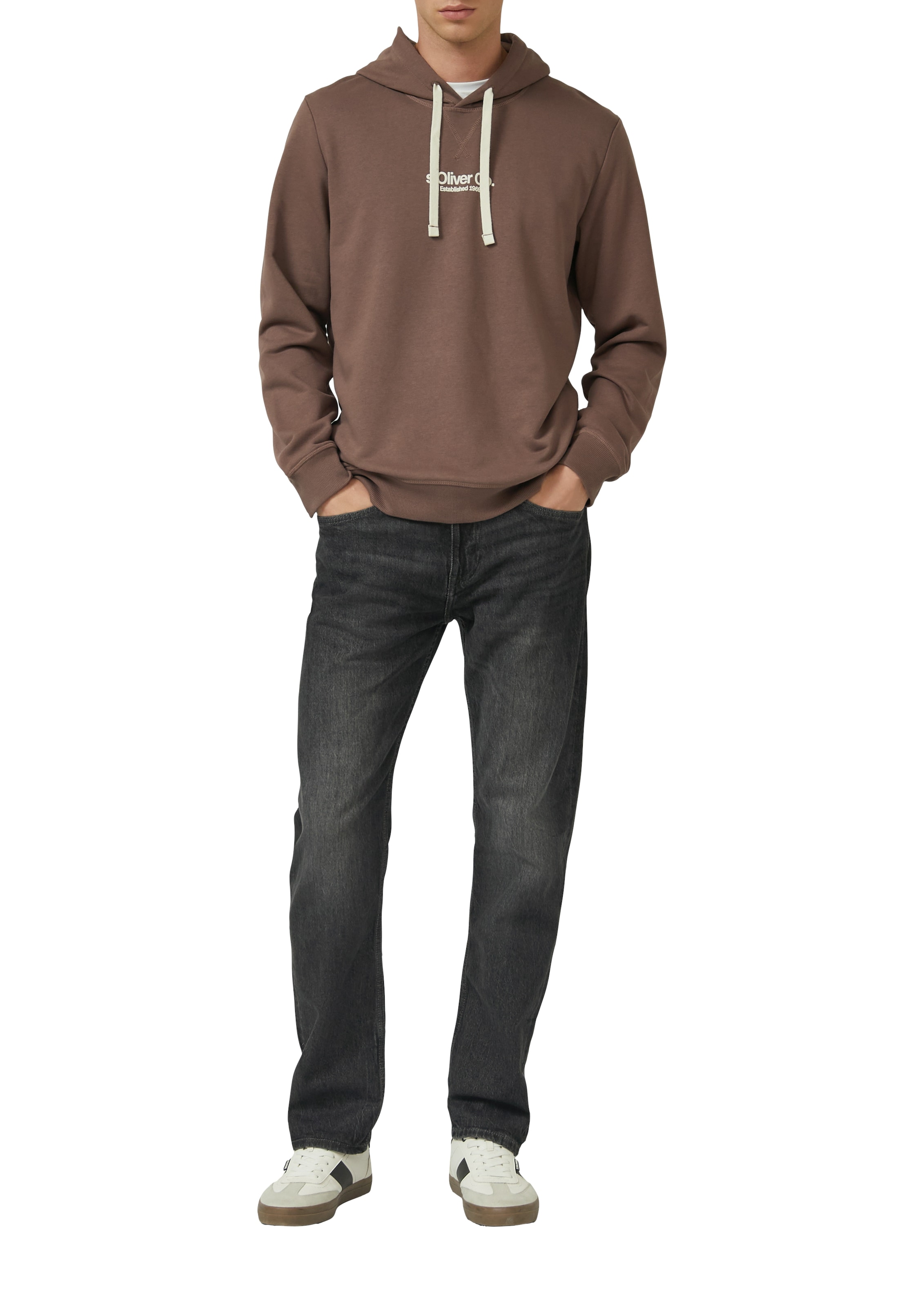 s.Oliver Hoodie , mit Logo Schriftzug
