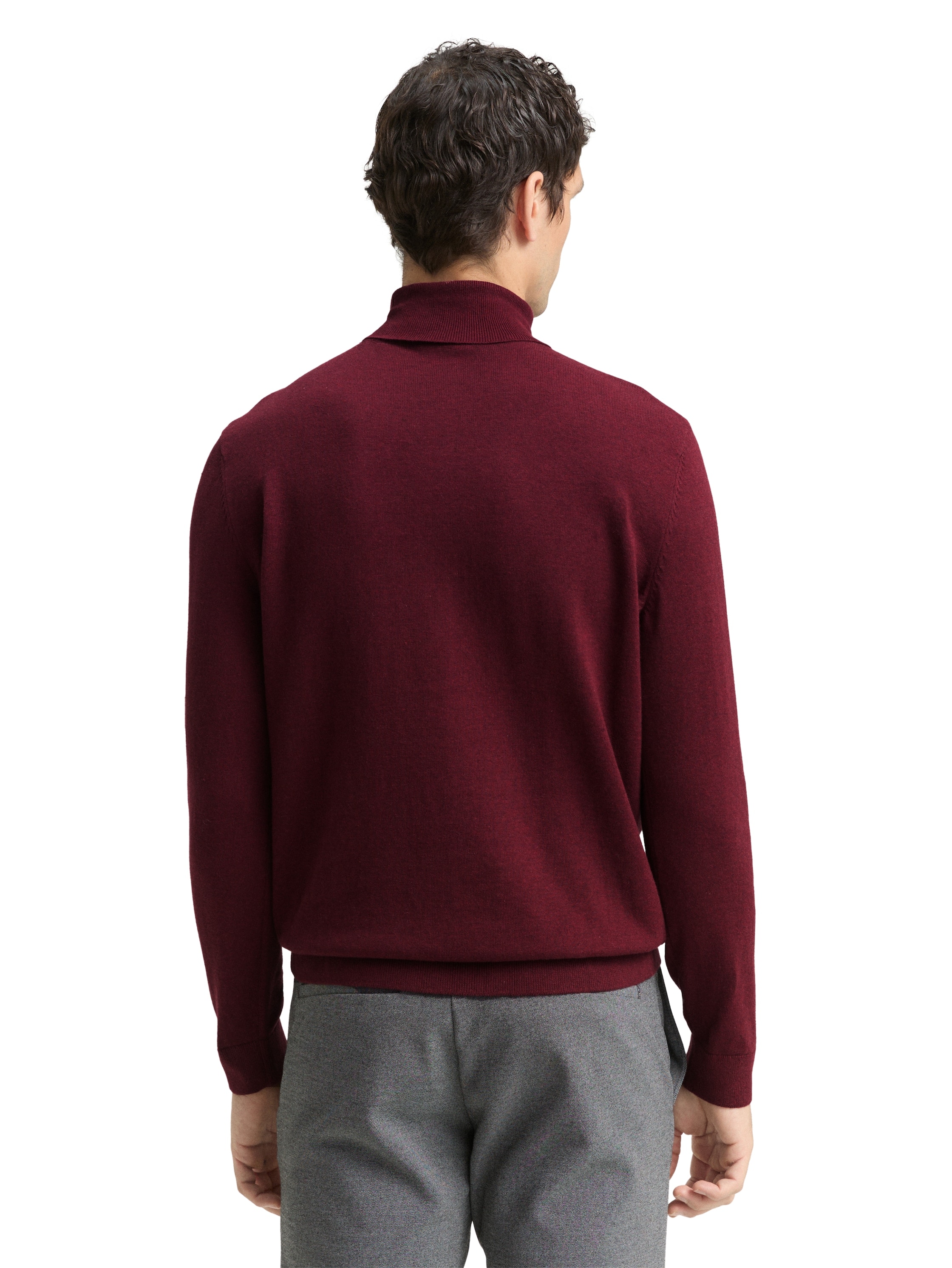 TOM TAILOR Rollkragenpullover im Strick-Design