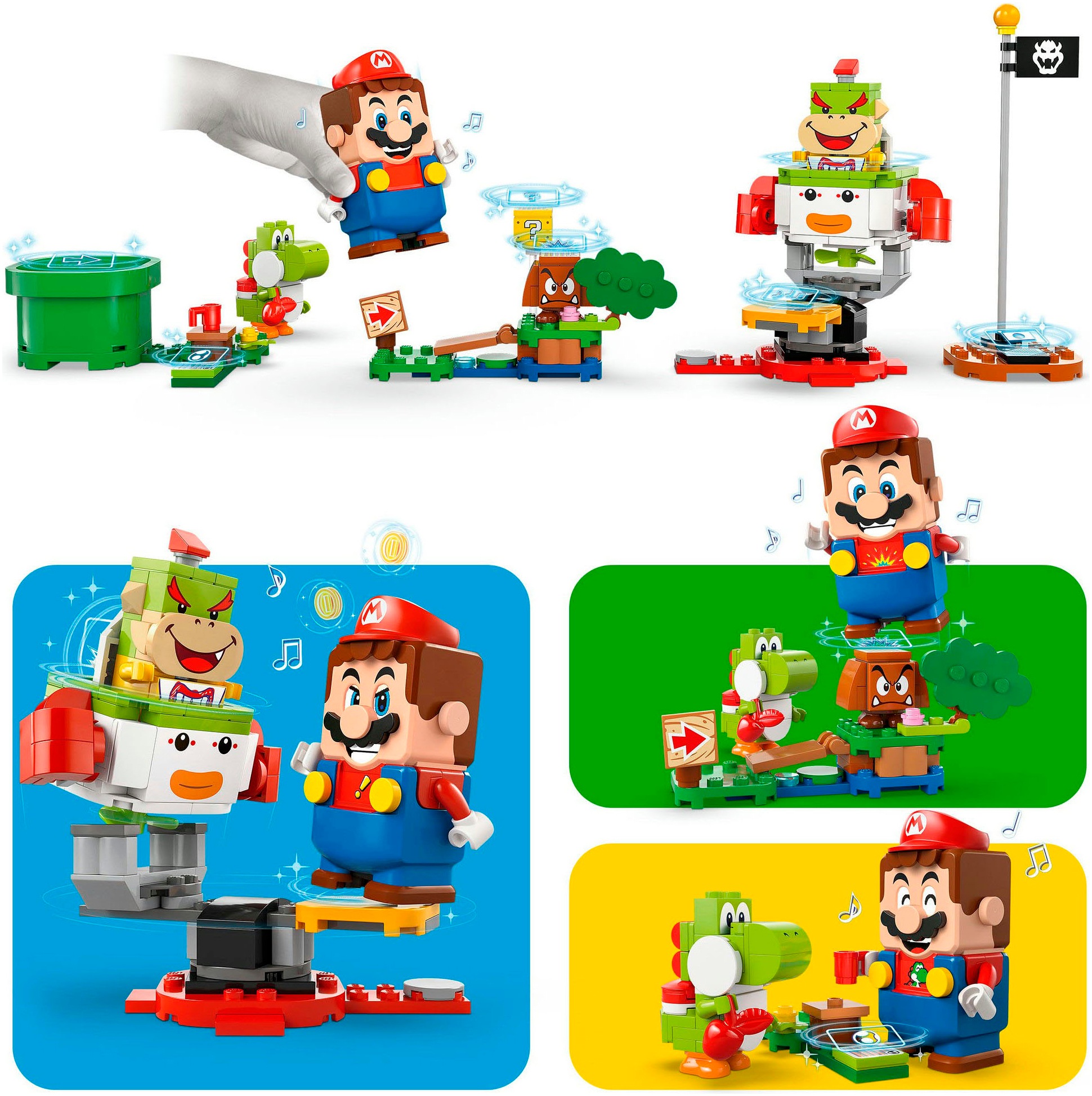 LEGO® Konstruktionsspielsteine »Abenteuer mit dem interaktiven LEGO® Mario™ (71439), LEGO Super Mario« Made in Europe