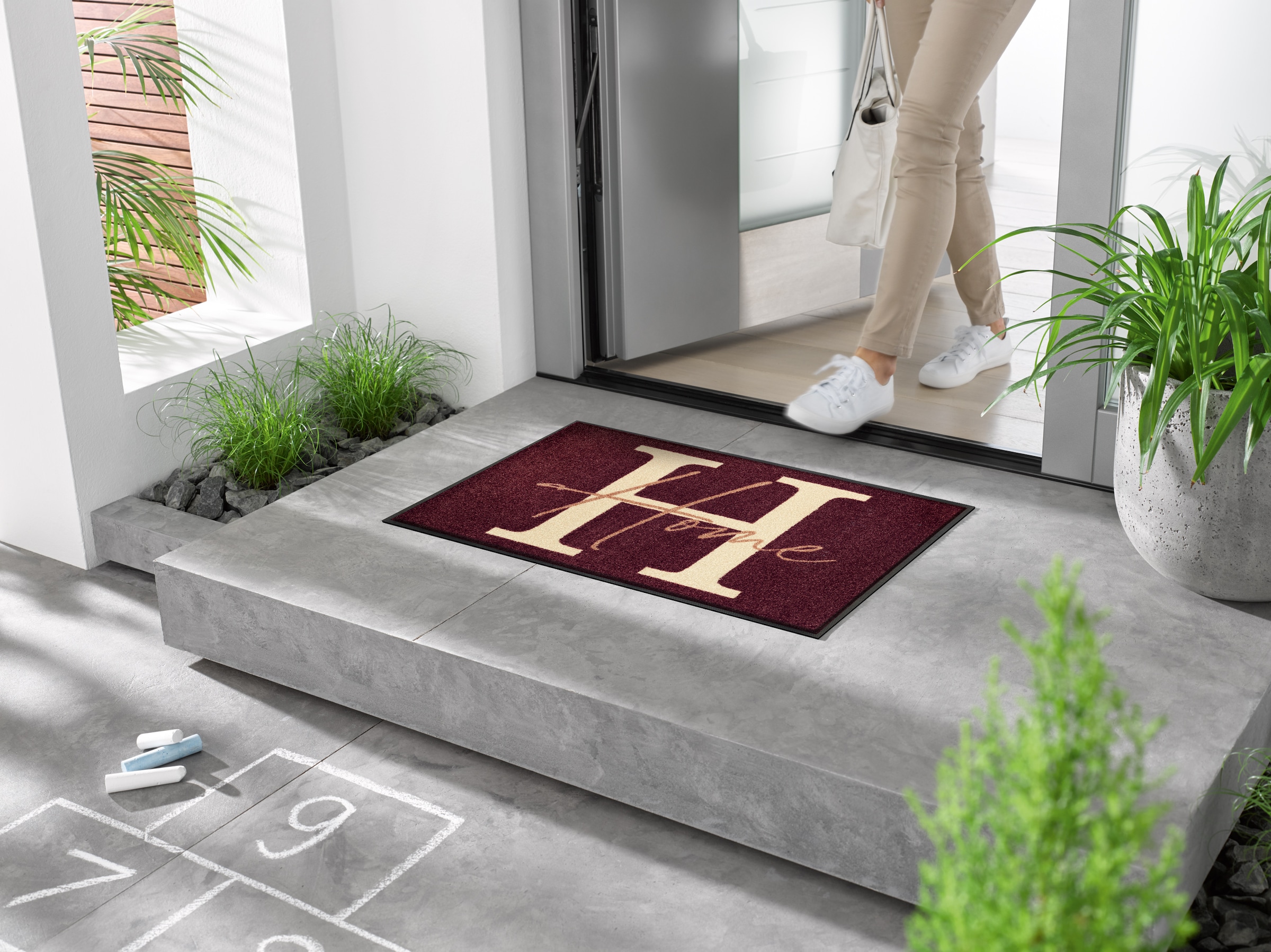 wash+dry by Kleen-Tex Tapis de sol »Simply Home« Rectangulaire 7 mm Höhe