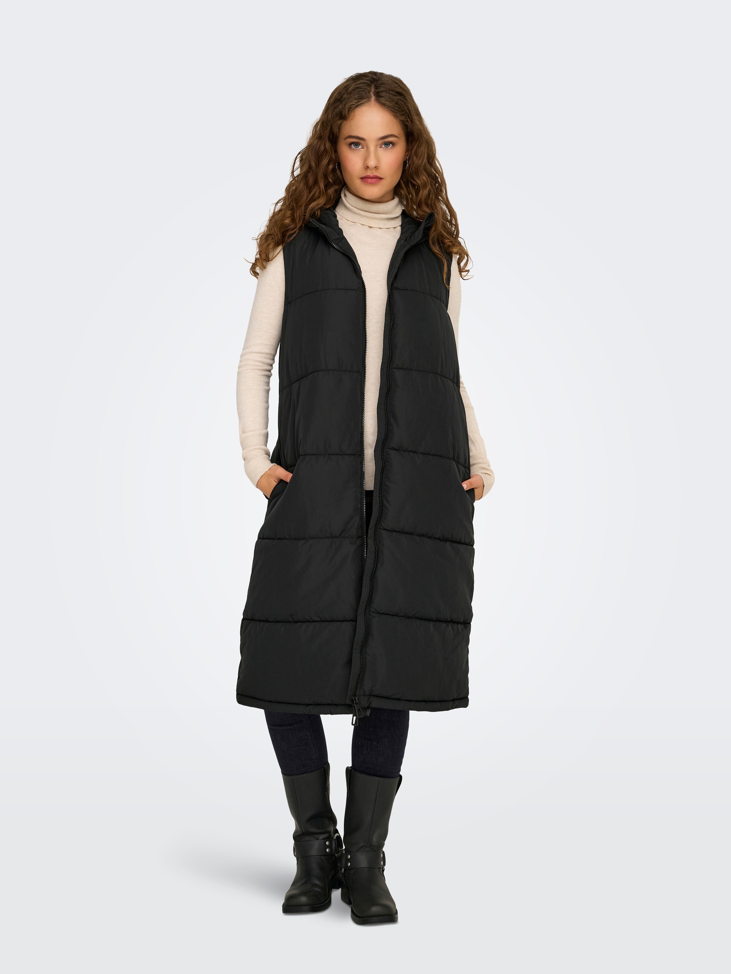 ONLY Gilet matelassé »ONLALINA LONG WAISTCOAT OTW NOOS«
