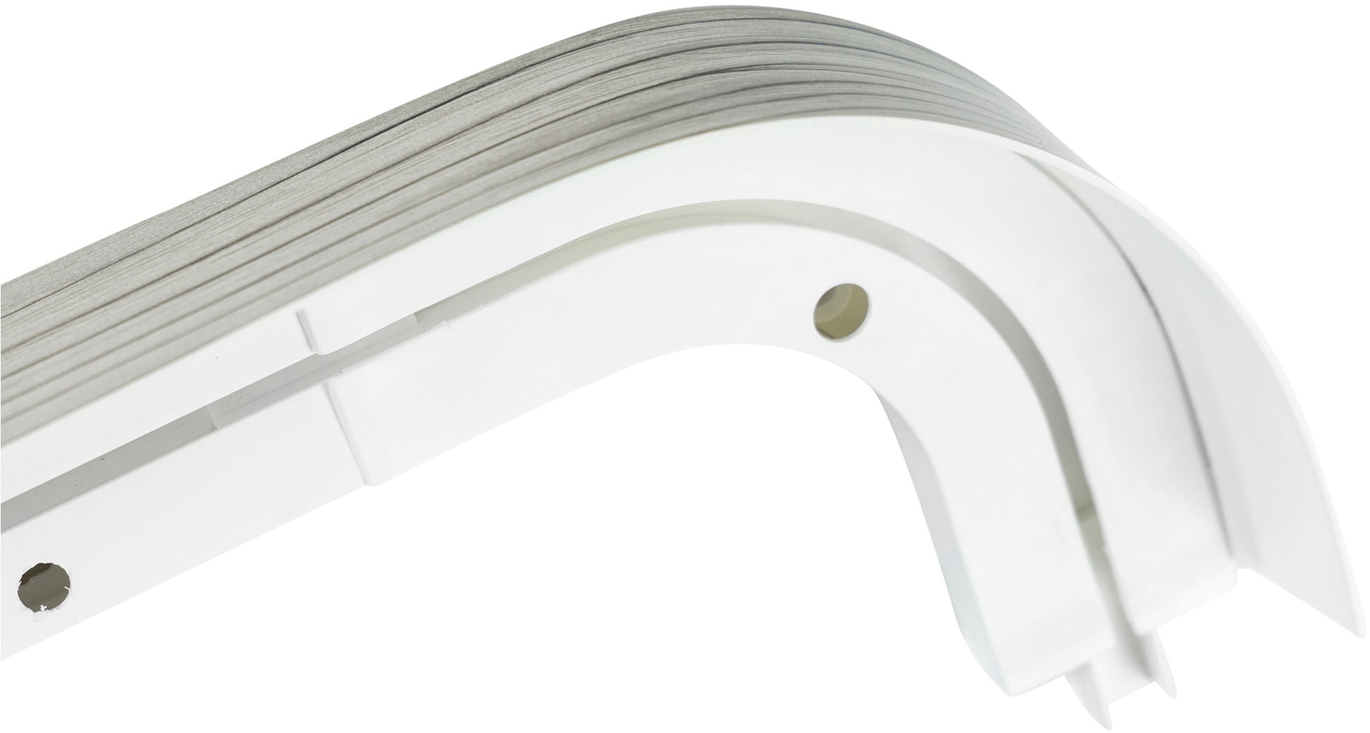 SN DECO GROUP Rail à rideaux »SH1« 1 läufig-läufig Fixmass Set 1-läufig, inkl. Rundbögen, Blende 7,5 cm, vorgebohrt, Innenlauf