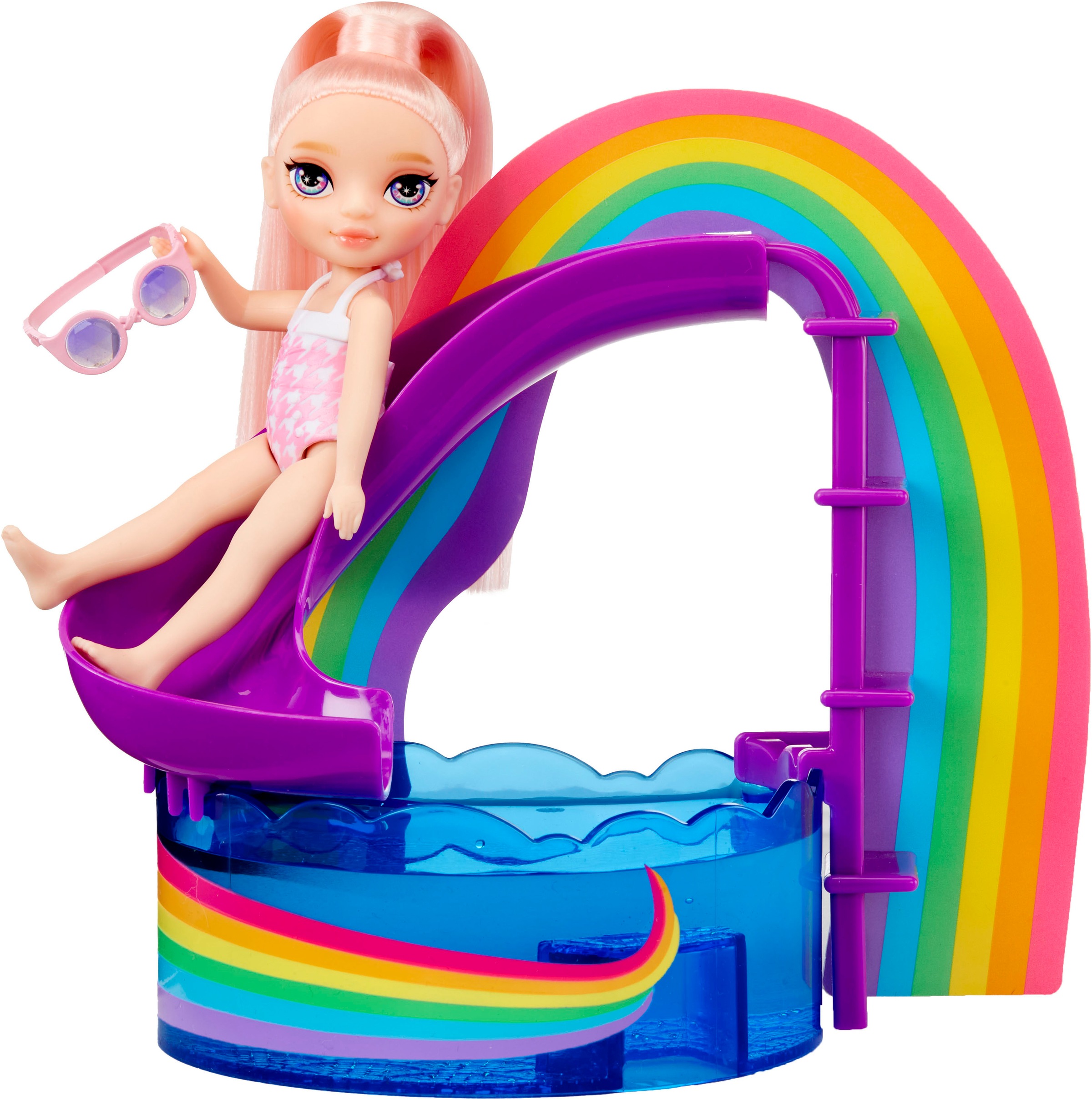 RAINBOW HIGH Minipuppe »Rainbow High Little Pool Day with Blush Playset«