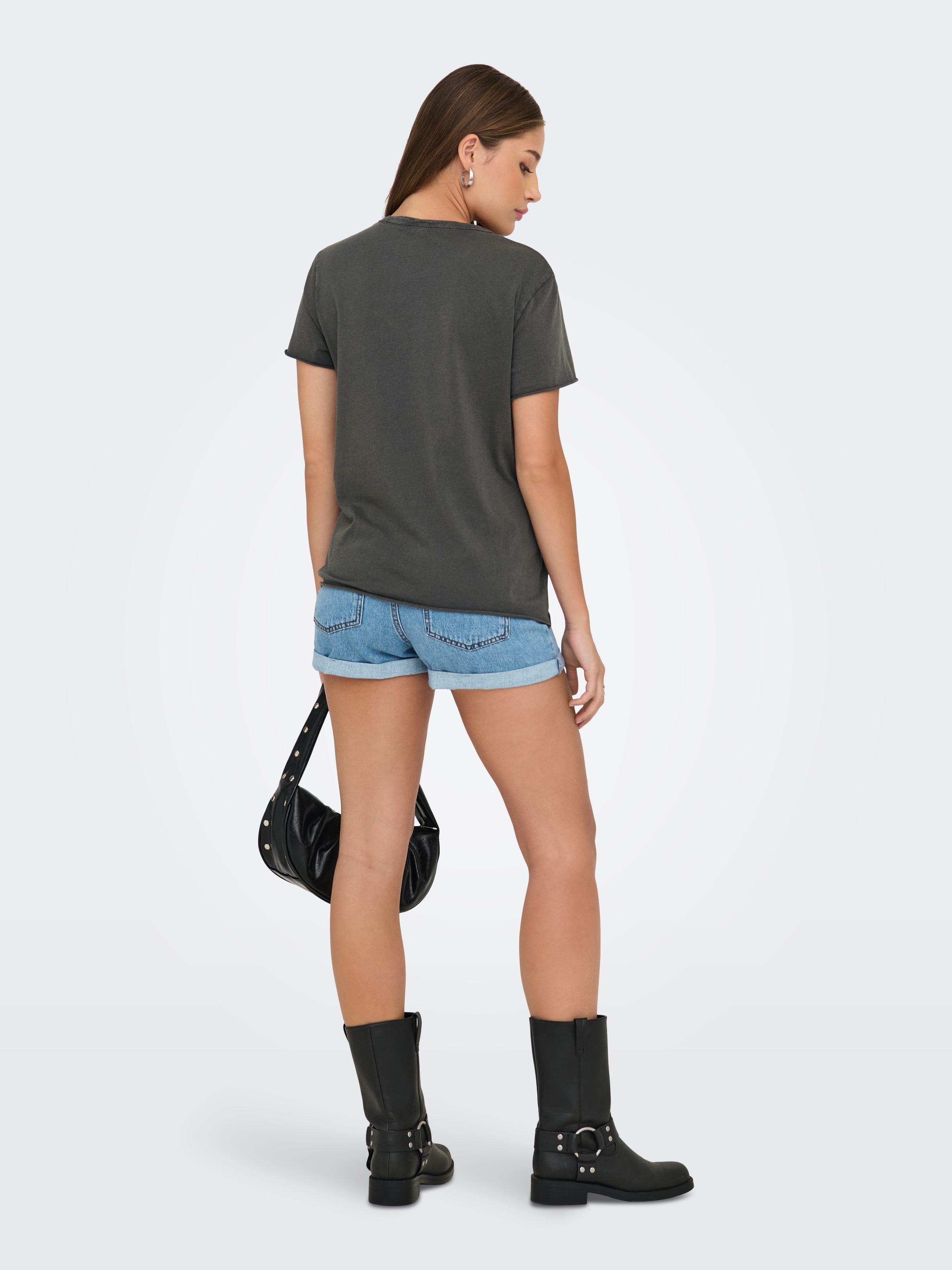 ONLY Shirt à col rond »ONLLUCY REG S/S TOP JRS NOOS«, unterschiedlich bedruckt
