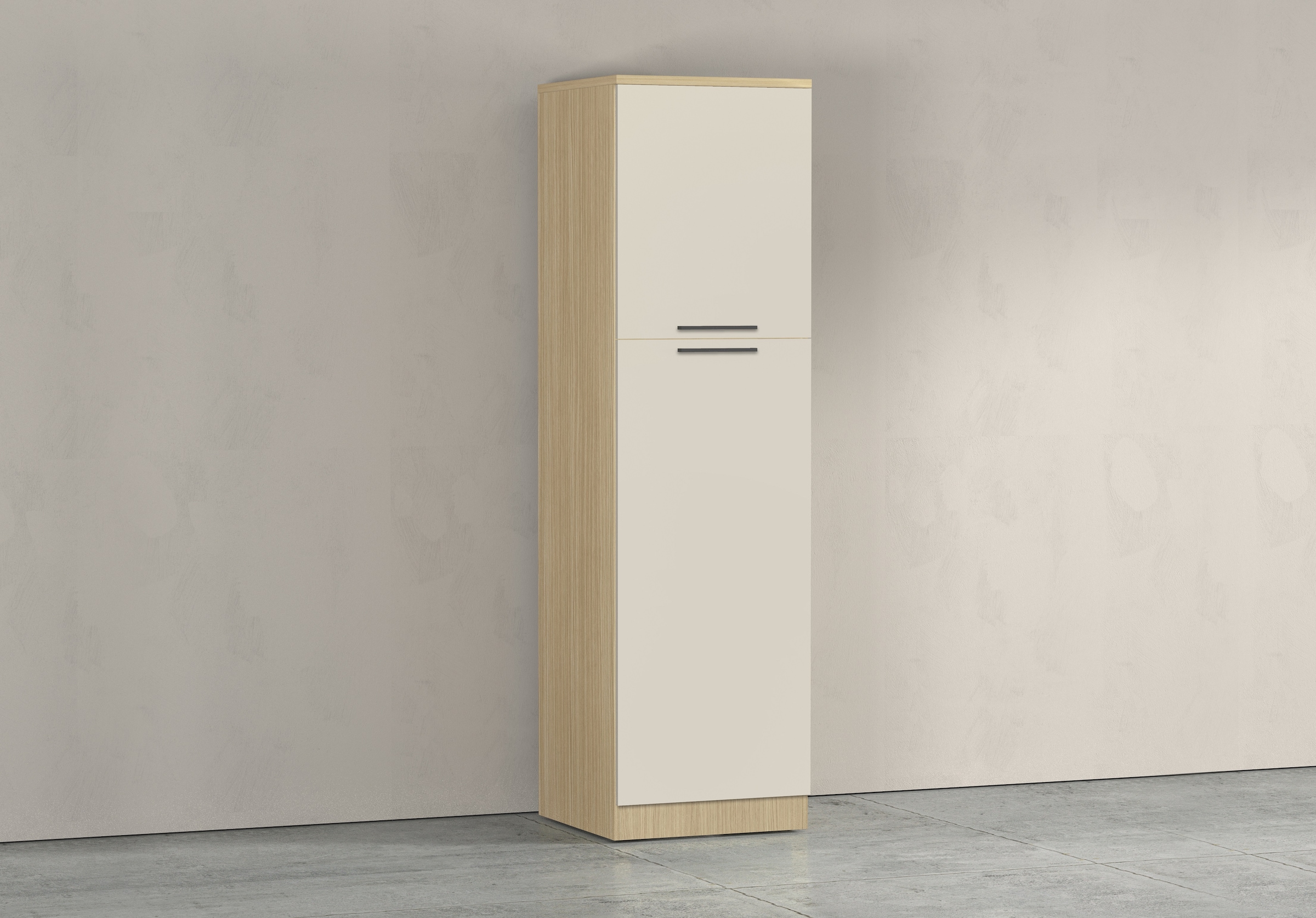 KOCHSTATION Vorratsschrank »Luna, Hochschrank, Küchenvorratsschrank, Speiseschrank, Made in Italy« B/T/H: 60×60×214,5 cm, mit 6 grosszügigen Fächern