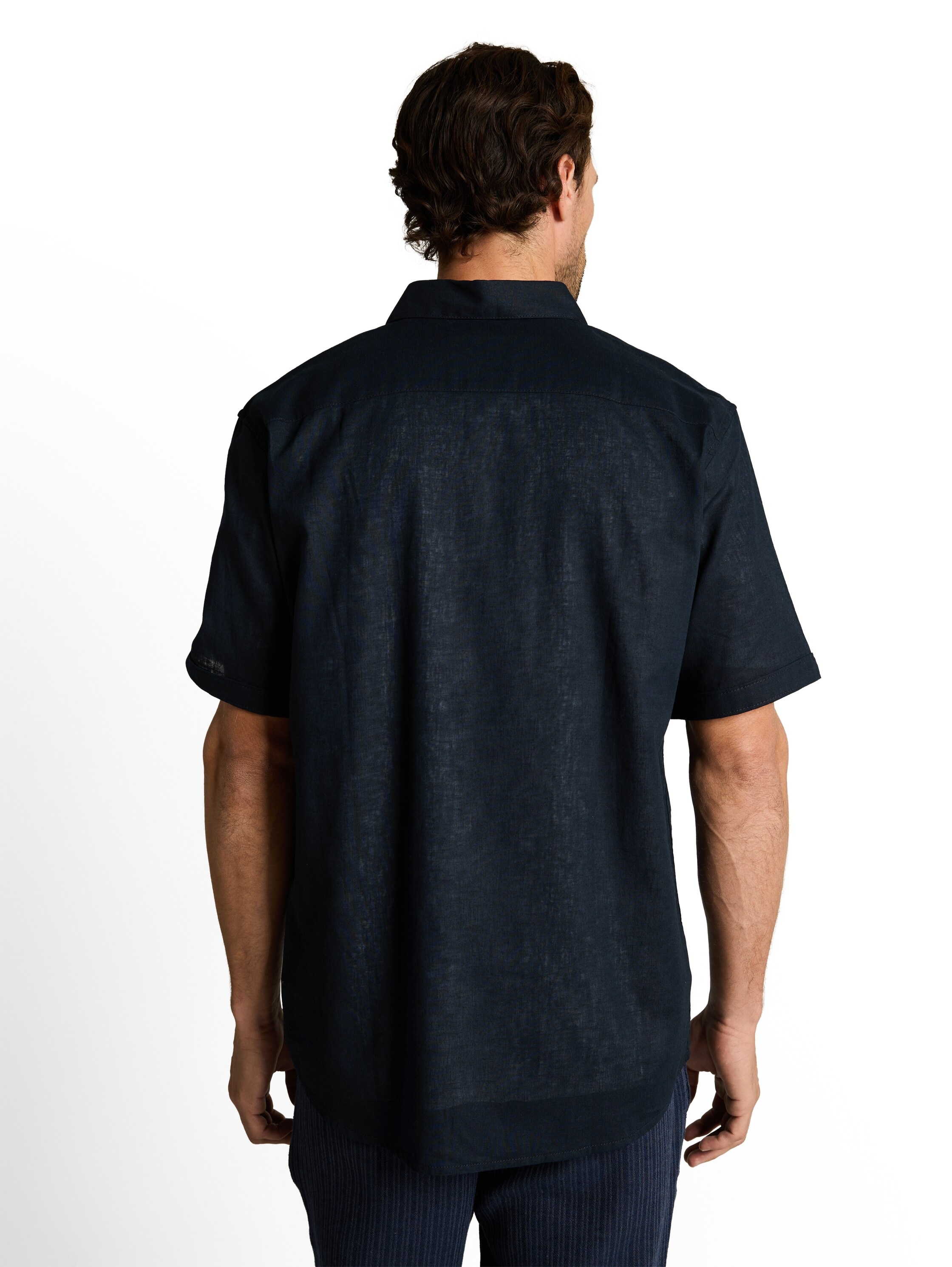 TOM TAILOR Chemise à manches courtes mit Kent Kragen