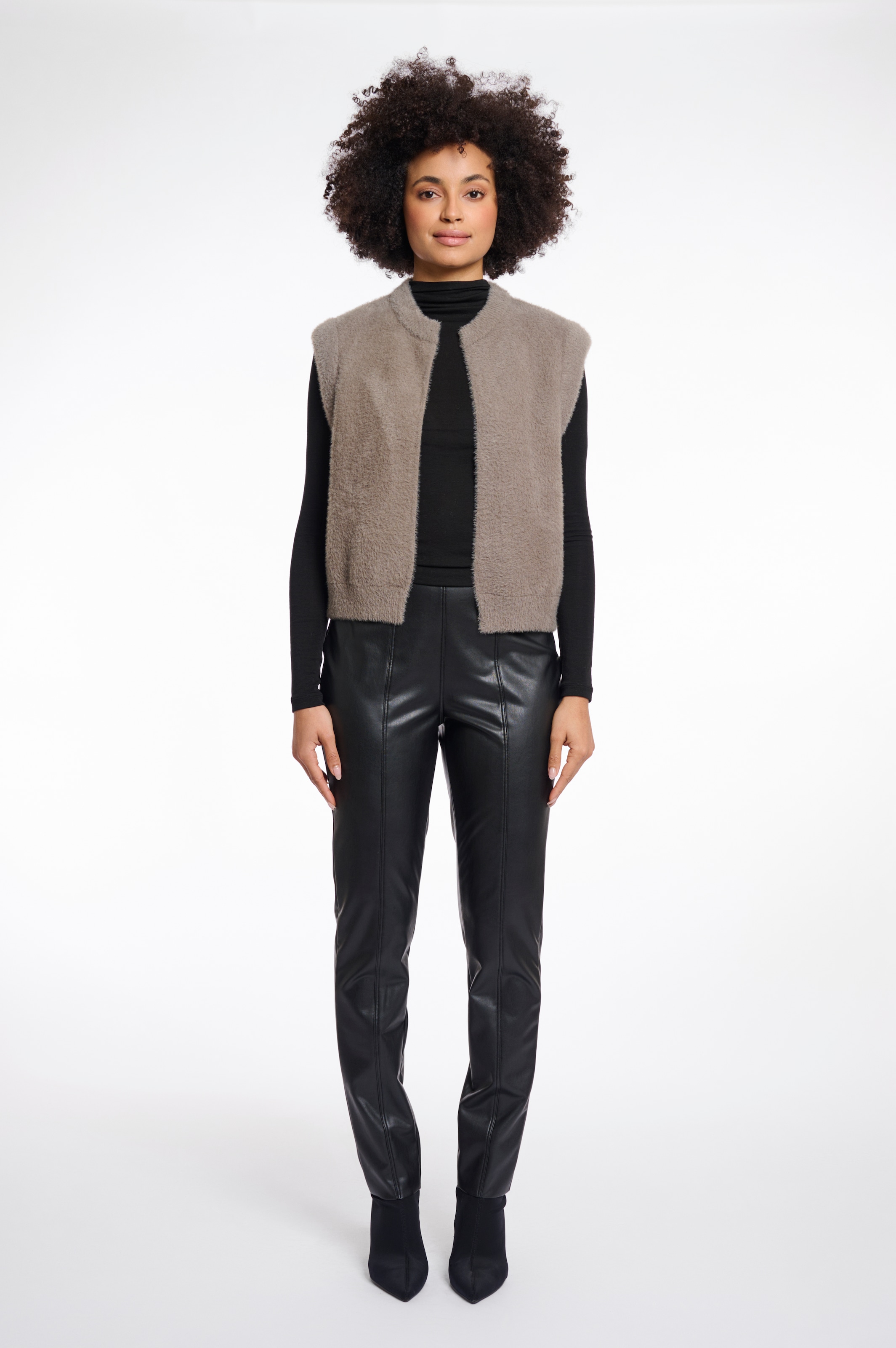 Rino & Pelle Kurzweste »ELONA« mit Bündchen