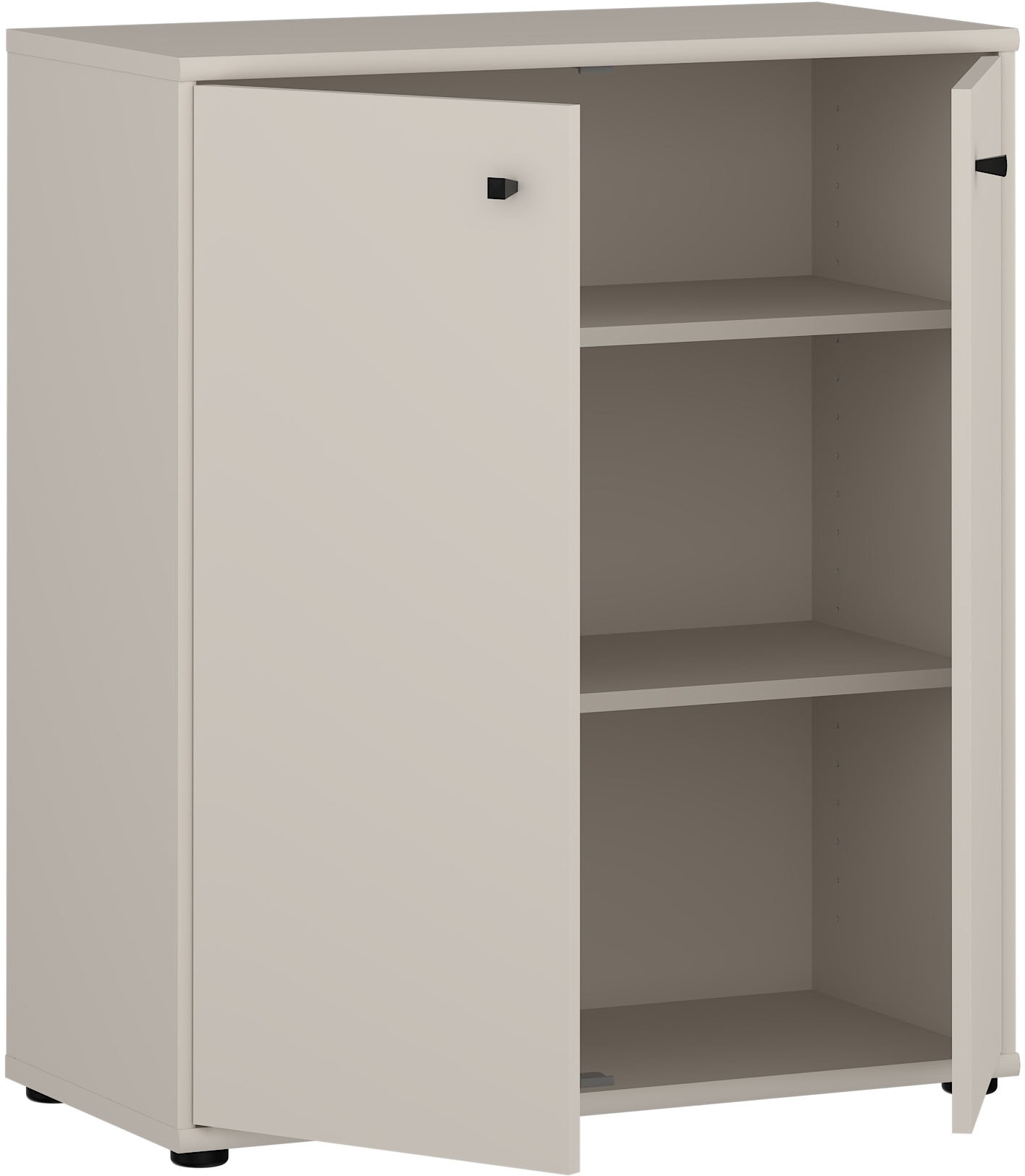 FORTE Commode »Tempra, Kommode, 2 grosse Türen , Höhe 85,5 cm« Largeur 73,7 cm