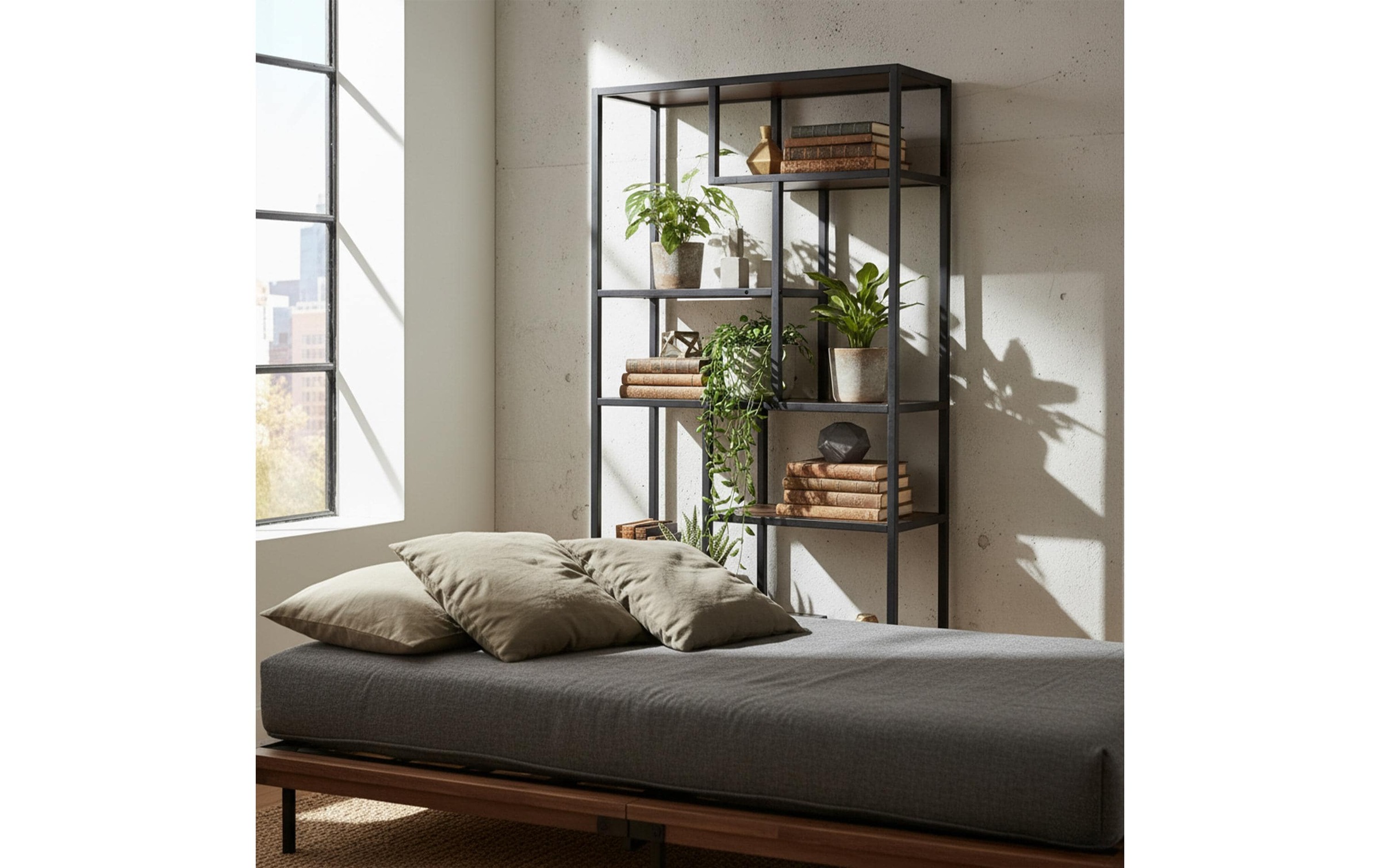 relaxdays Étagère »im Industrial-Design 180 x 80 cm« Stabiles Bücherregal mit 6 Fächern