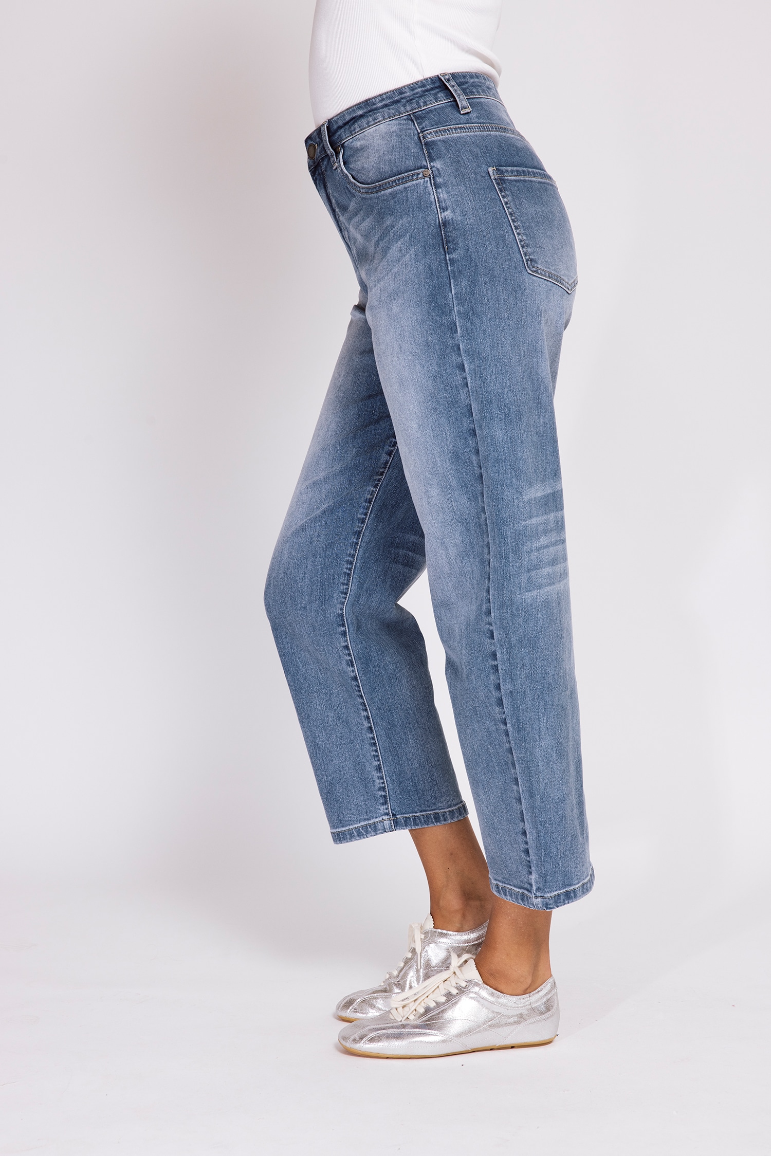 Zhrill 7/8-Jeans »IZA« bequeme Passform, gerade Beinform, 7/8-Länge, mit Animal-Print