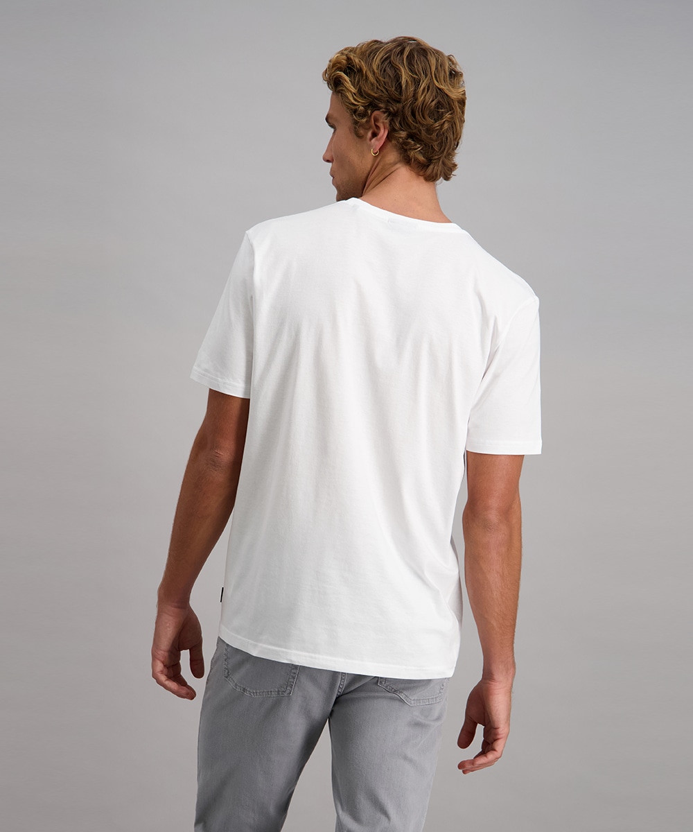 Pioneer Authentic Jeans T-shirt mit Frontprint, Rundhals