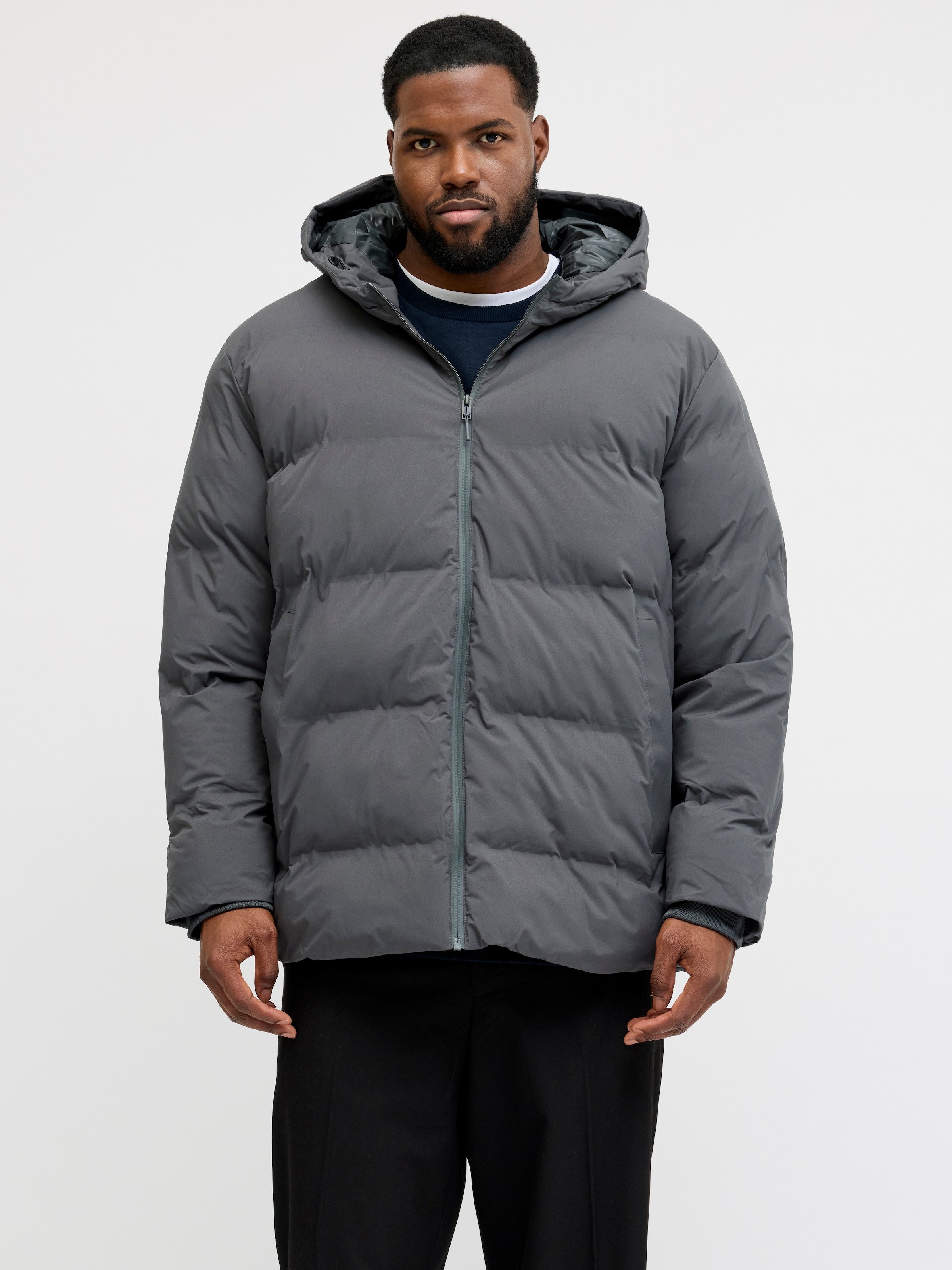 Jack & Jones PlusSize Steppjacke »JJKAITO PUFFER JACKET PLS« mit Kapuze
