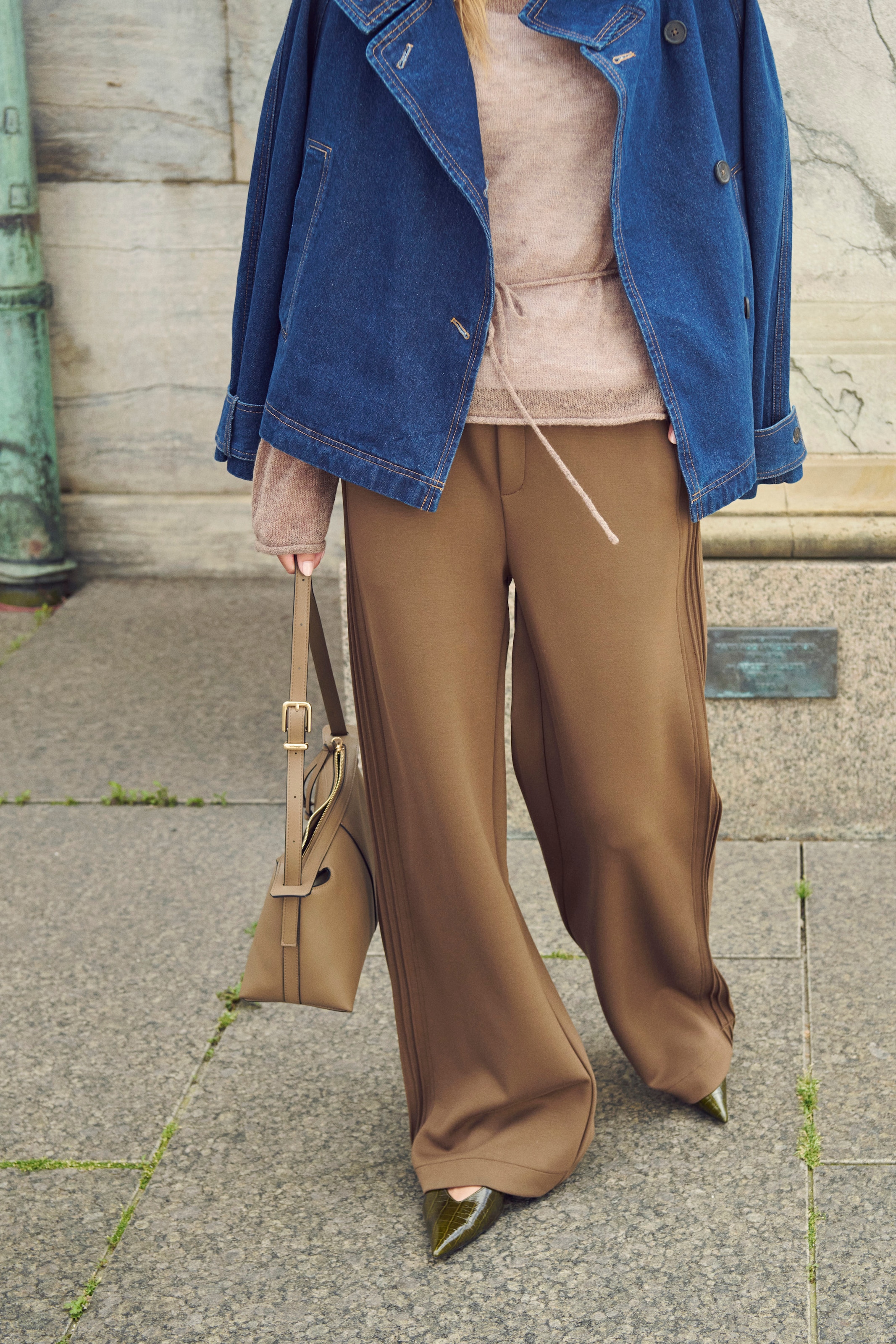 Saint Tropez Loungehose »TheoSZ Pant«  Materialmix, Loose fit